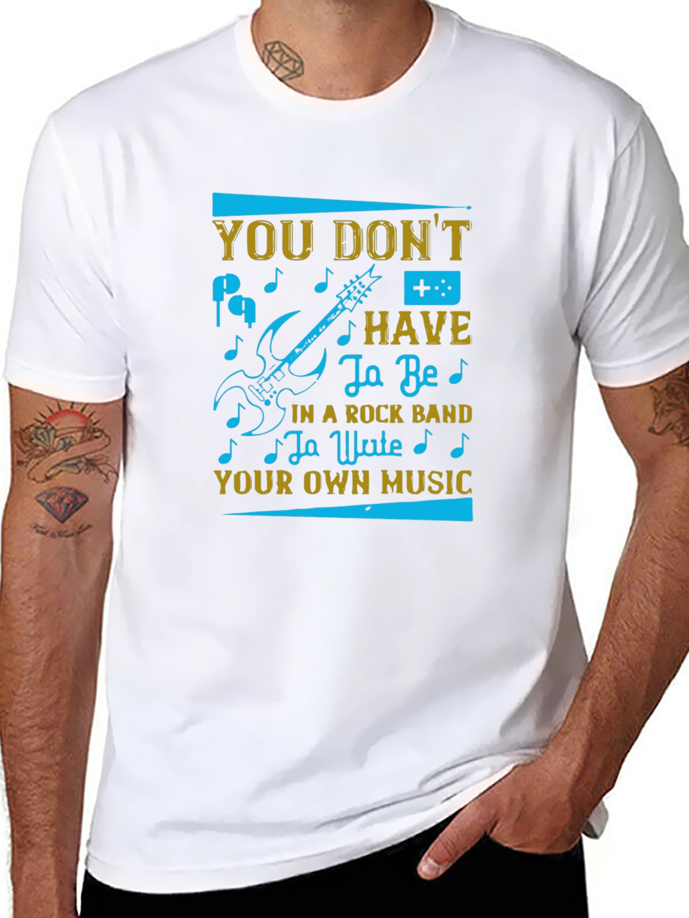 Rock Your Own Music Graphic T-Shirt