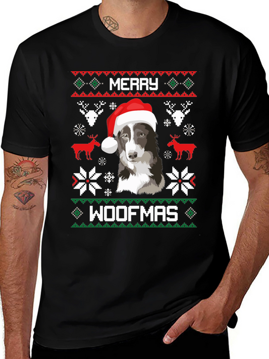 Merry Woofmas Dog Christmas T-Shirt