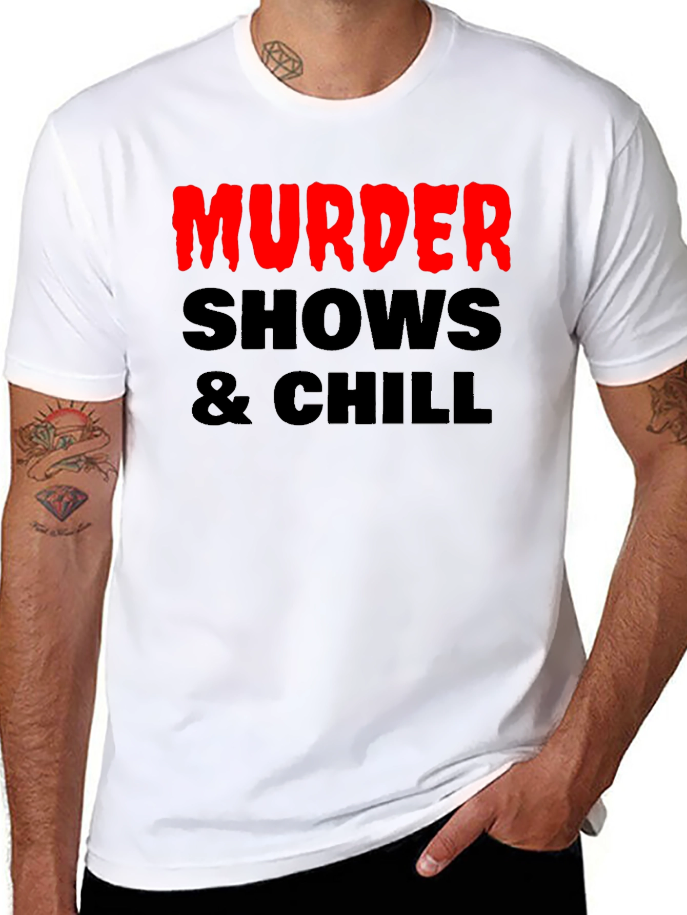 Murder Shows & Chill Graphic Tee