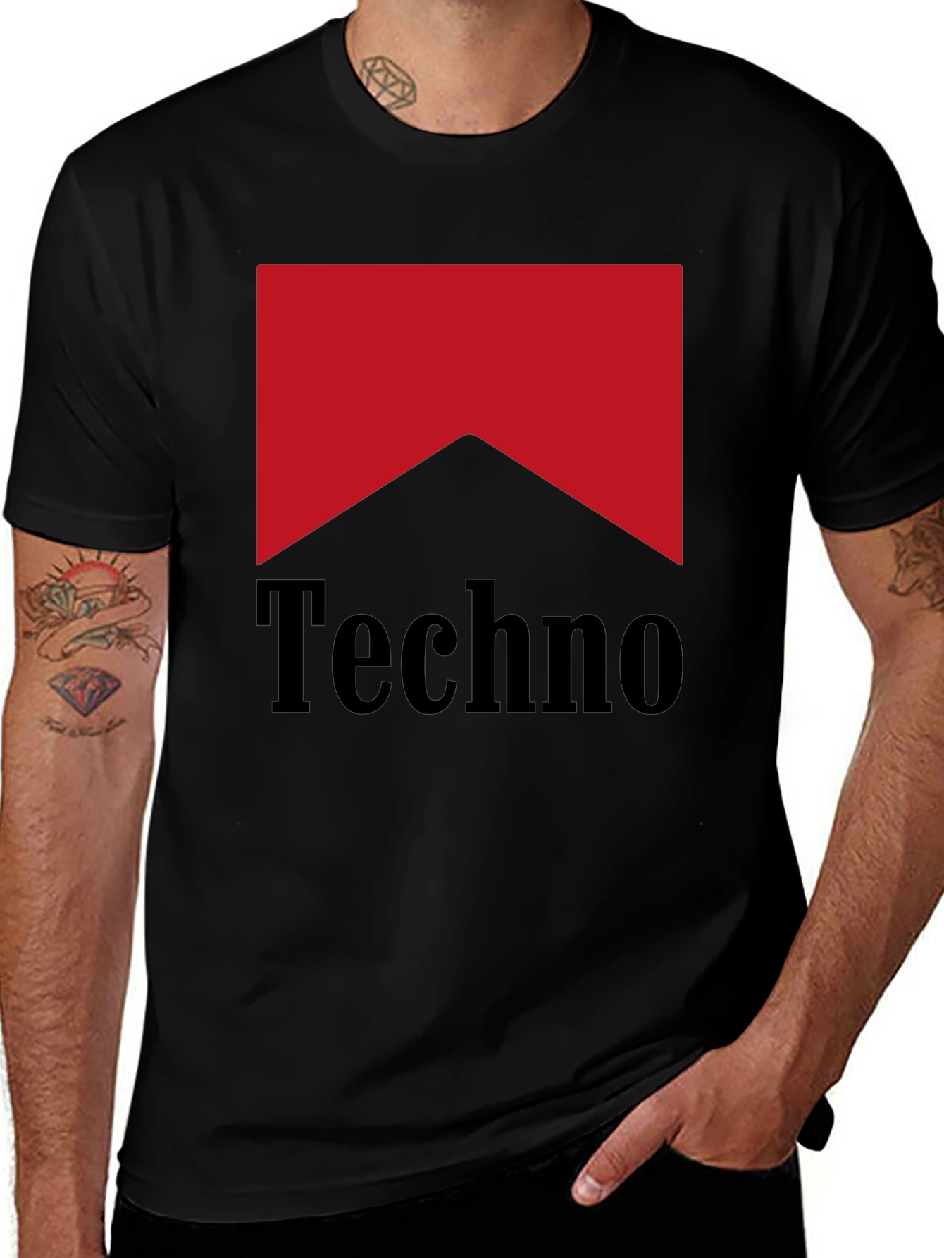 Techno Graphic T-Shirt - Modern Style