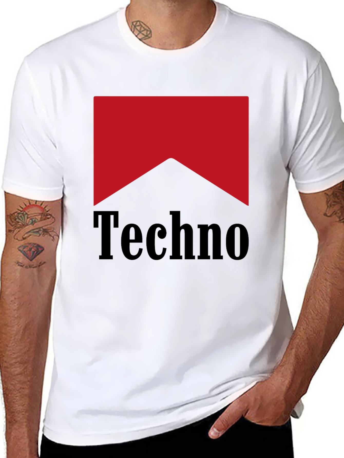 Techno Graphic T-Shirt - Modern Style