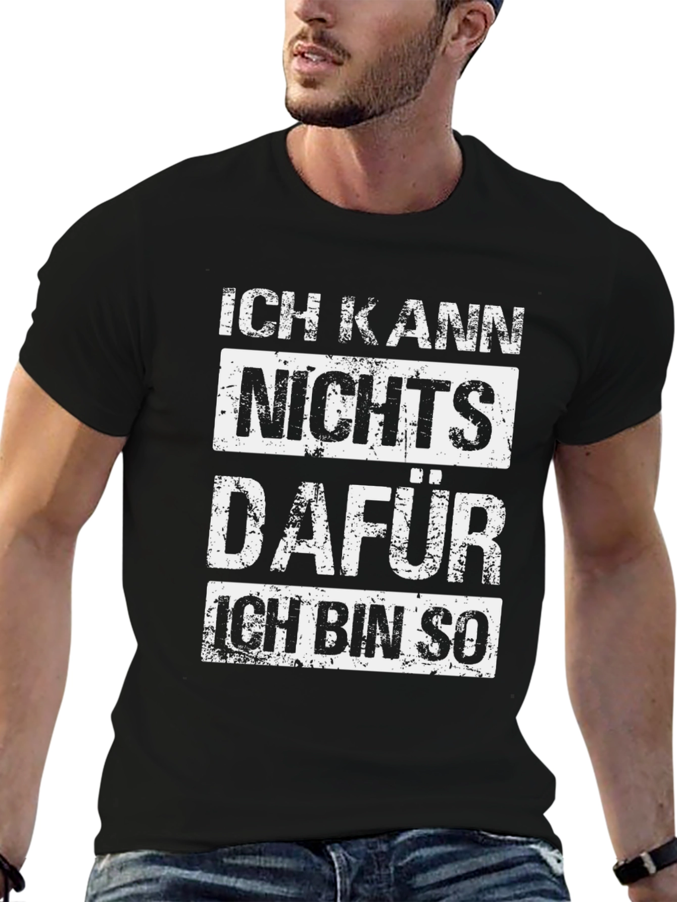 Ich Kann Nichts Dafür T-Shirt - German Slogan