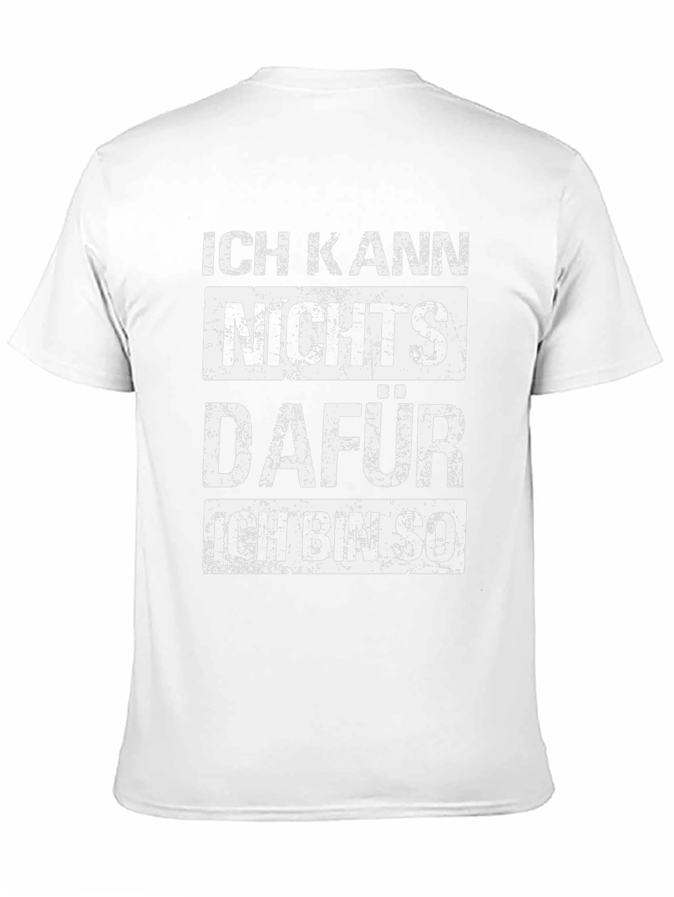 Ich Kann Nichts Dafür T-Shirt - German Slogan