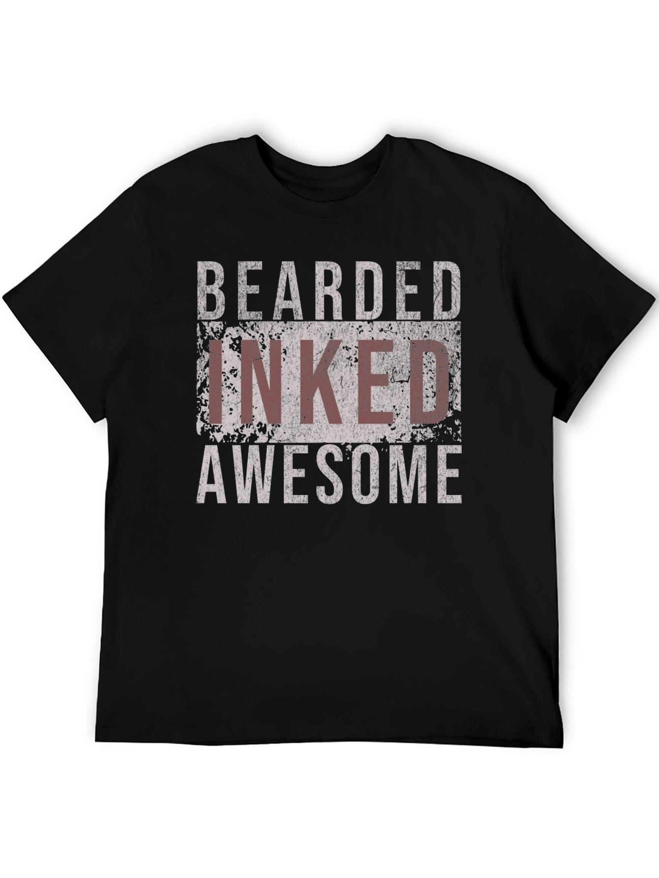 Bearded Inked Awesome Graphic T-Shirt