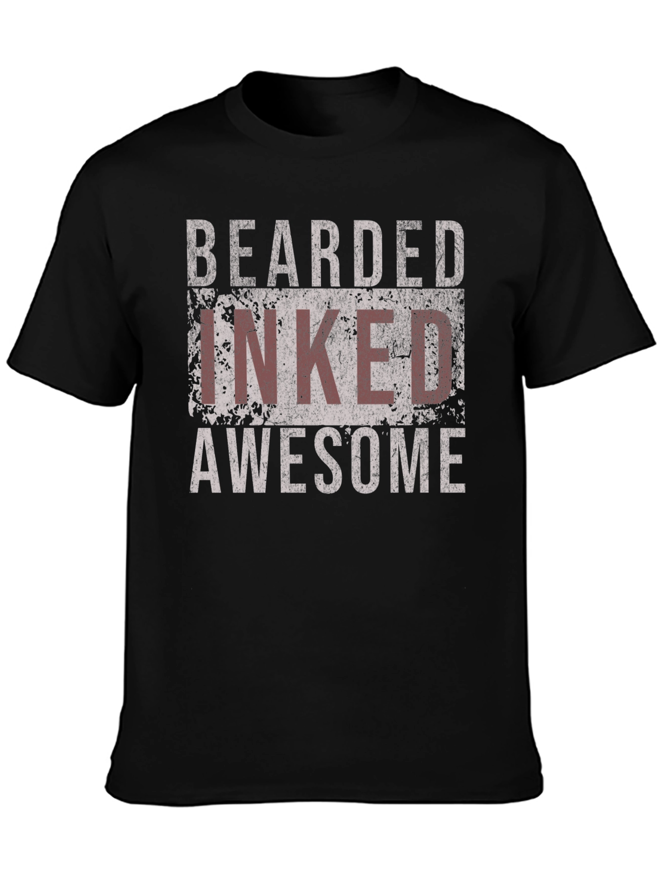 Bearded Inked Awesome Graphic T-Shirt