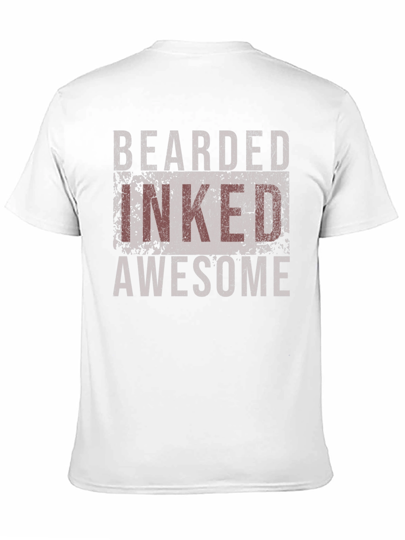 Bearded Inked Awesome Graphic T-Shirt