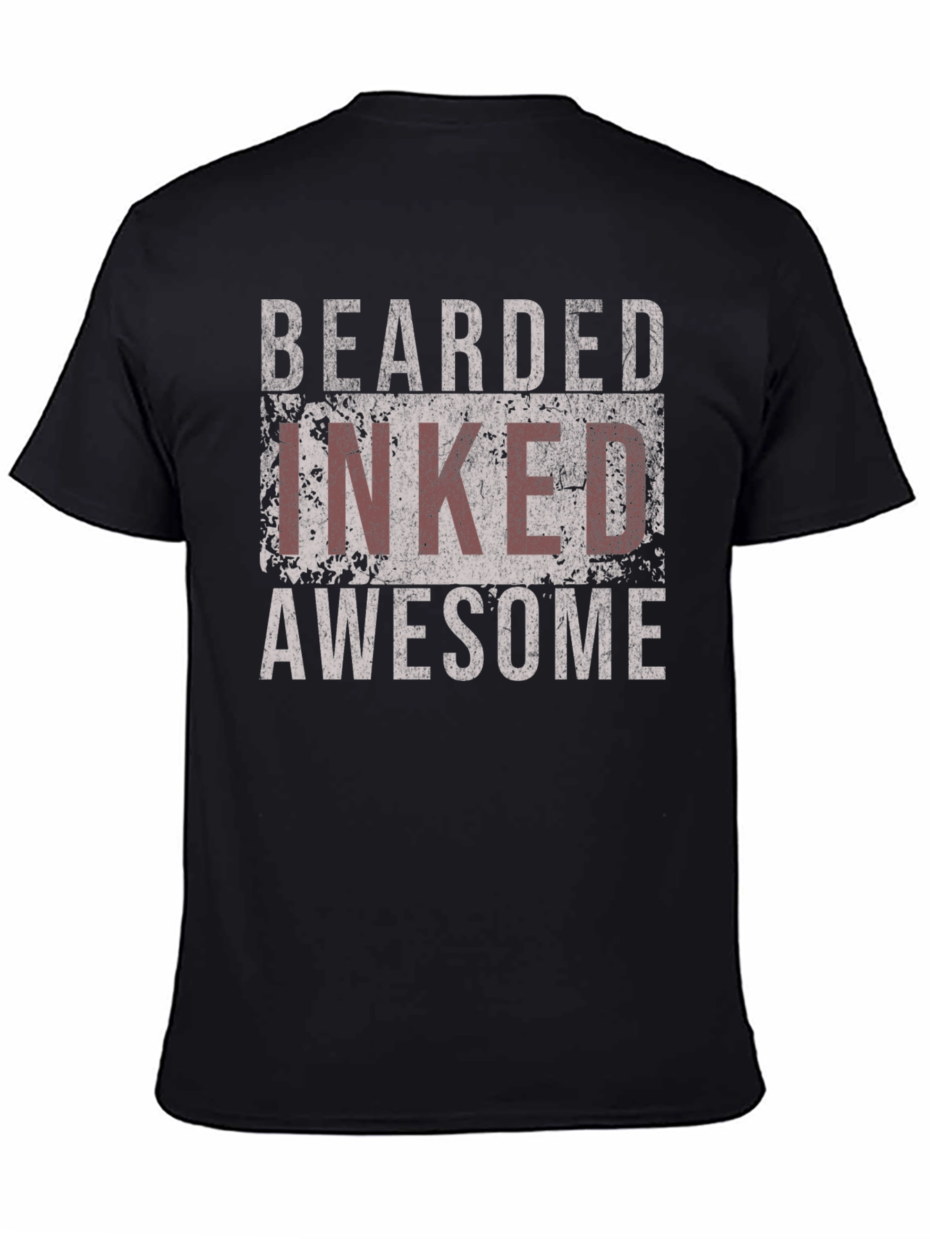 Bearded Inked Awesome Graphic T-Shirt