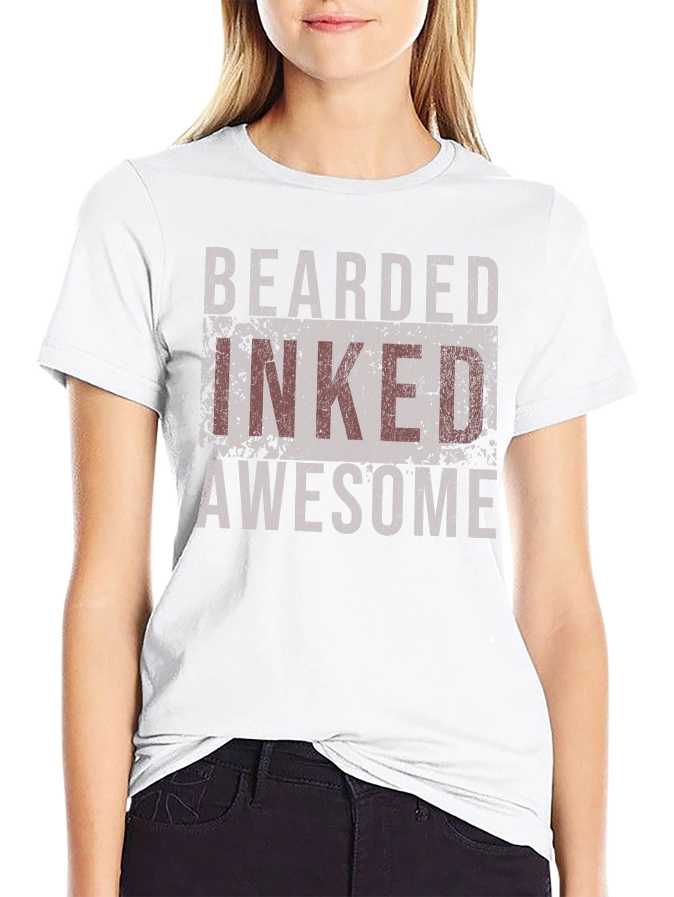 Bearded Inked Awesome Graphic T-Shirt