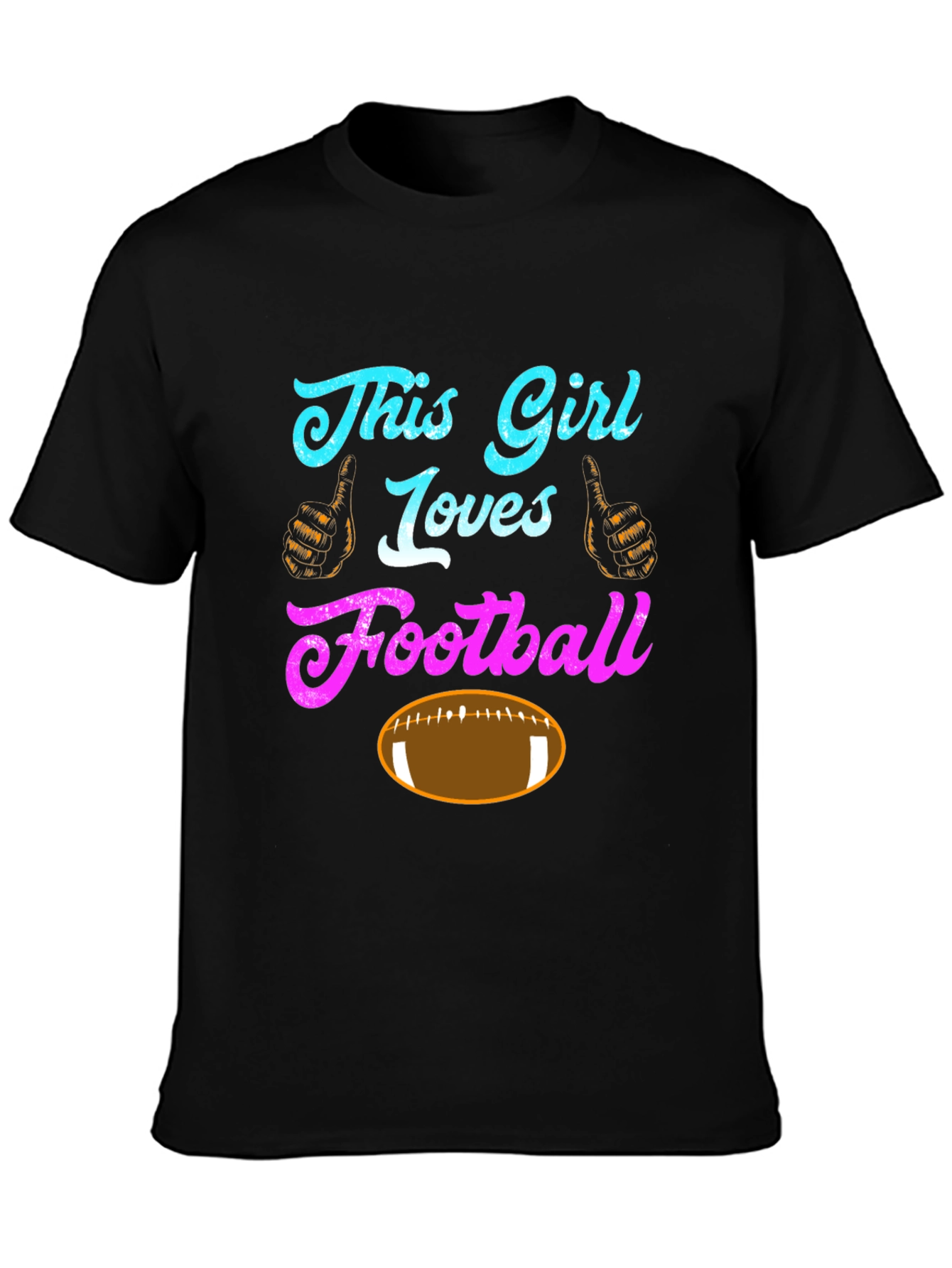 This Girl Loves Football T-Shirt
