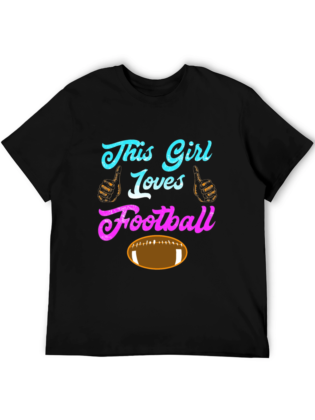This Girl Loves Football T-Shirt
