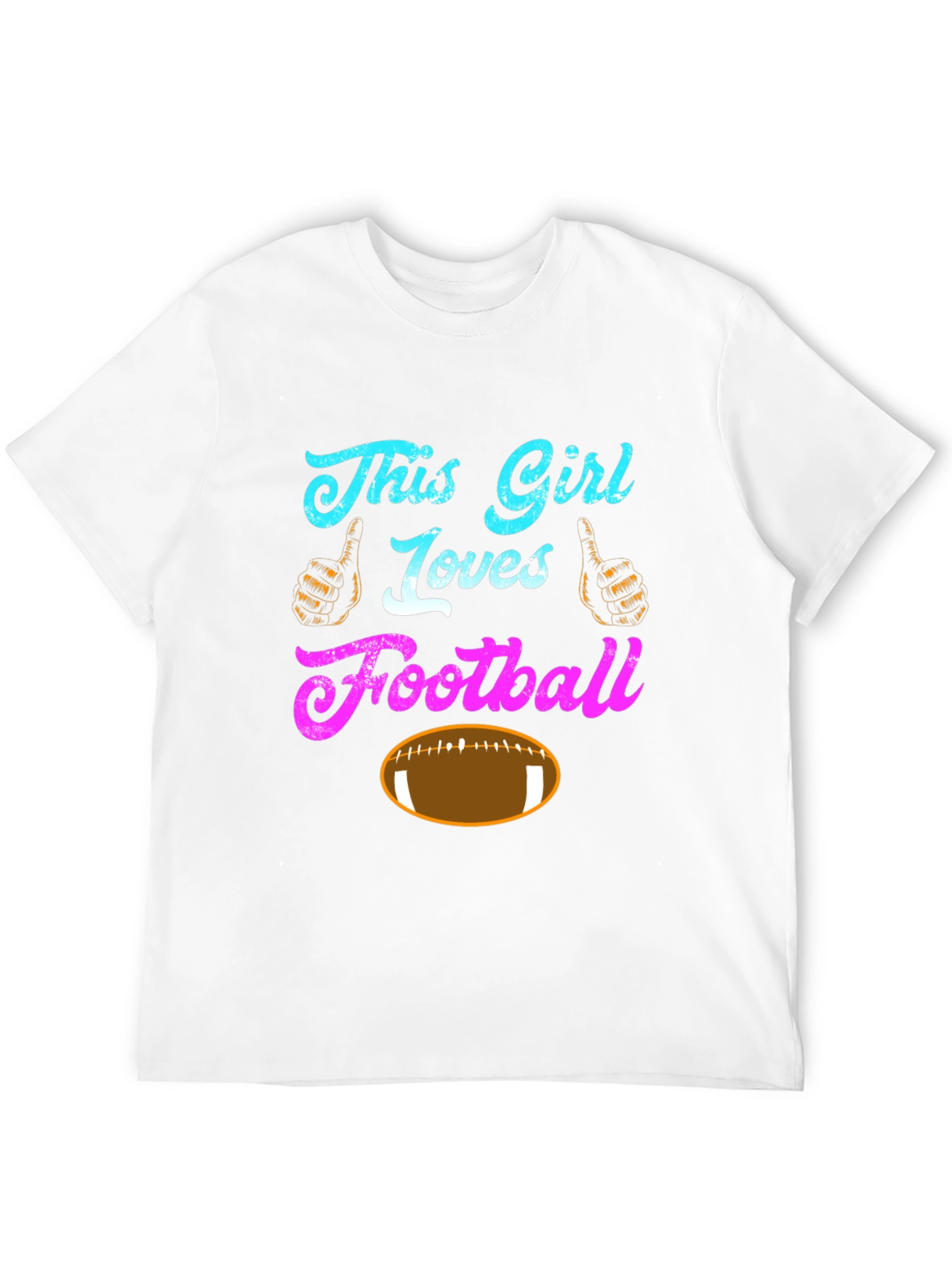 This Girl Loves Football T-Shirt