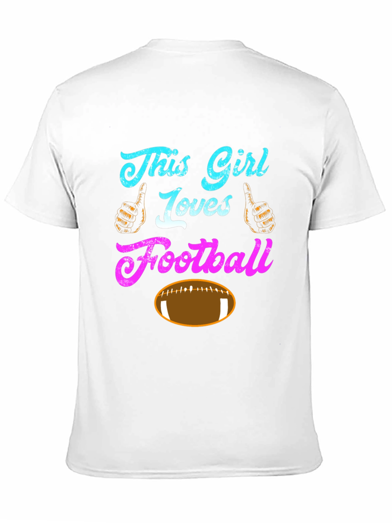 This Girl Loves Football T-Shirt