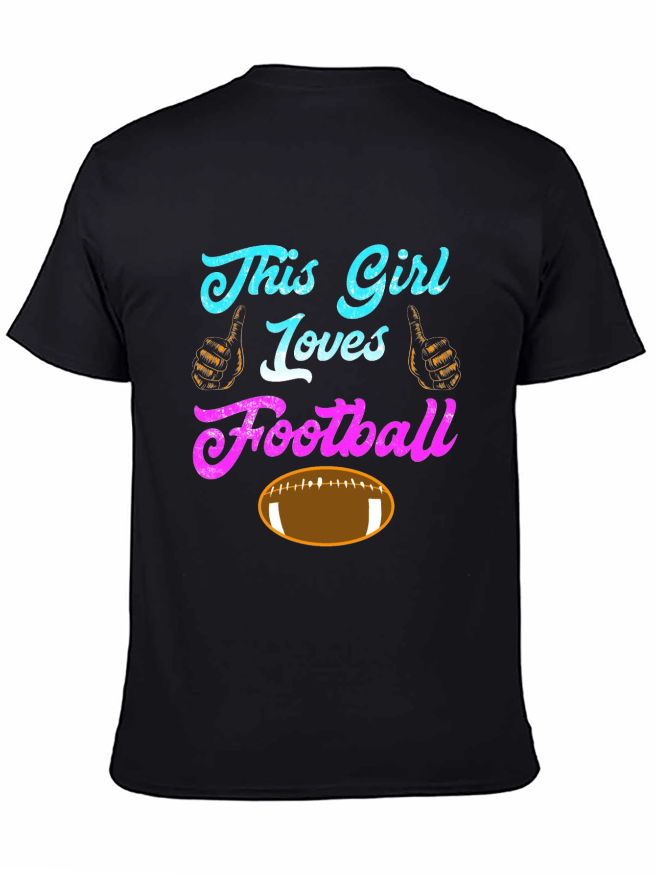 This Girl Loves Football T-Shirt