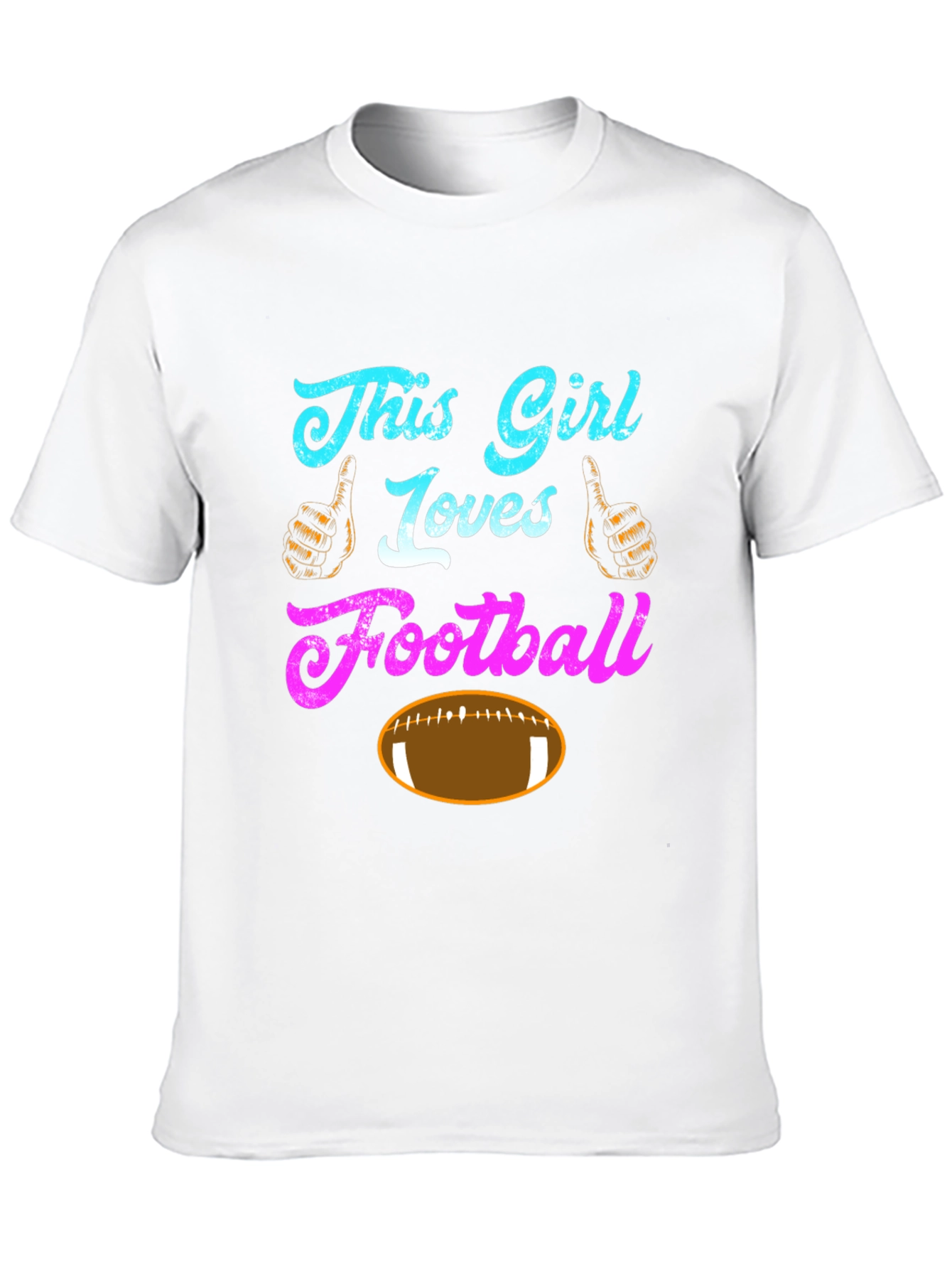 This Girl Loves Football T-Shirt