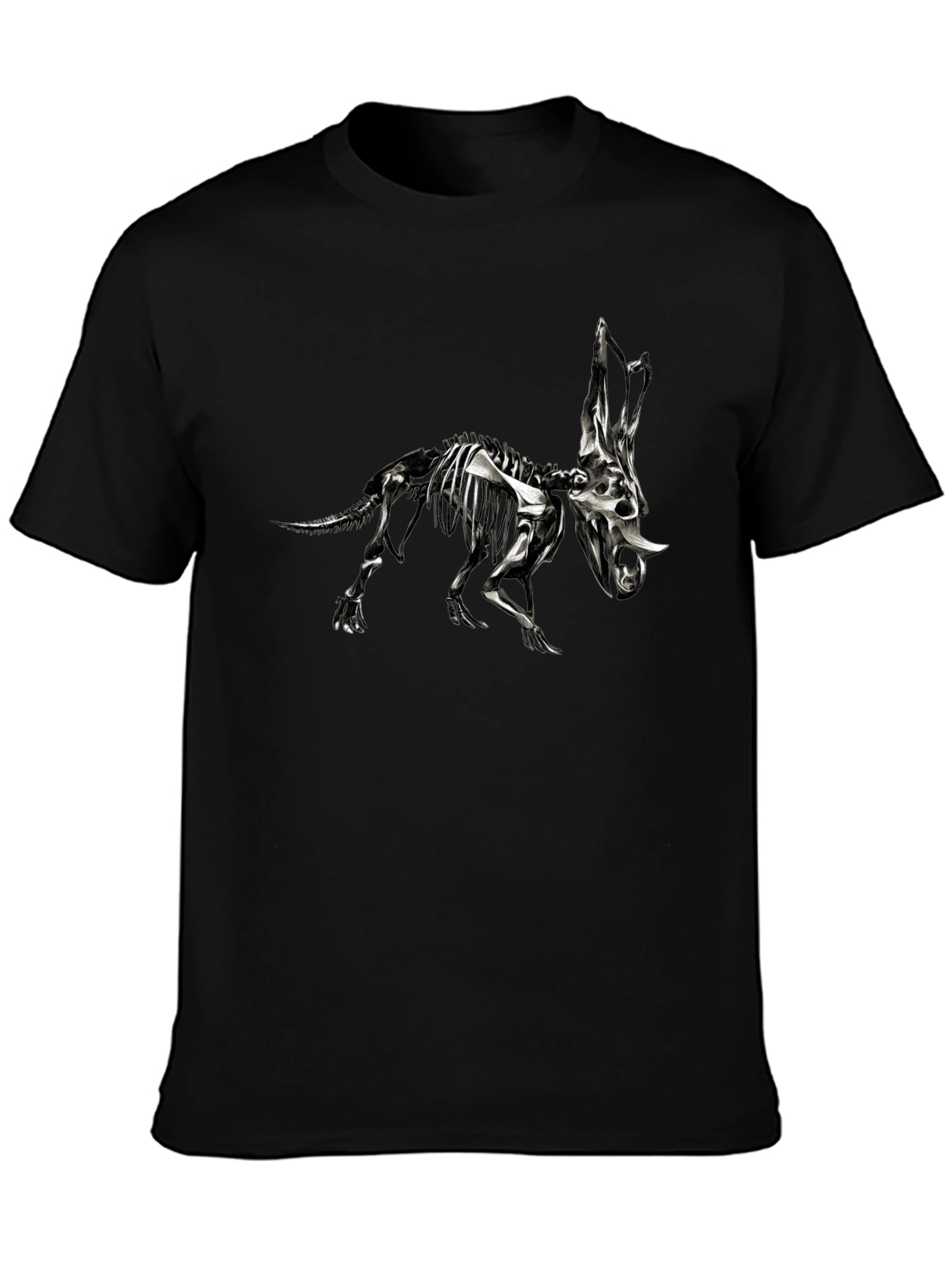 Dinosaur Skeleton Graphic T-Shirt