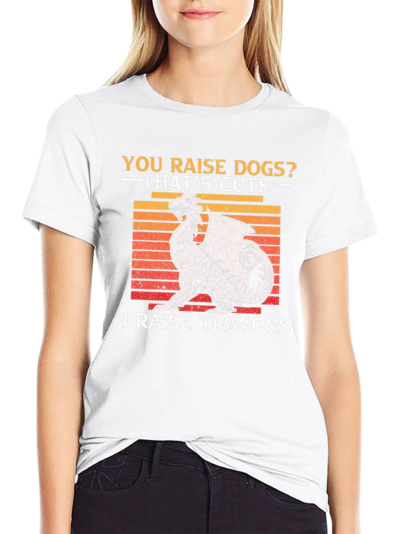 You Raise Dogs? I Raise Dragons Graphic T-Shirt