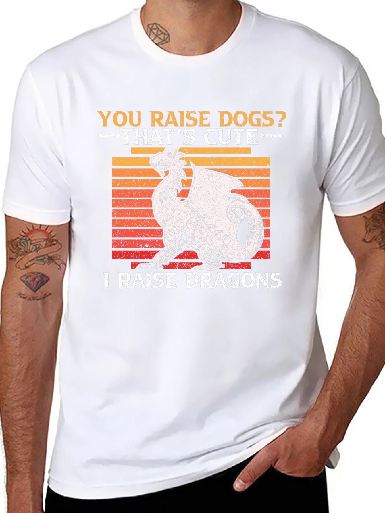 You Raise Dogs? I Raise Dragons Graphic T-Shirt