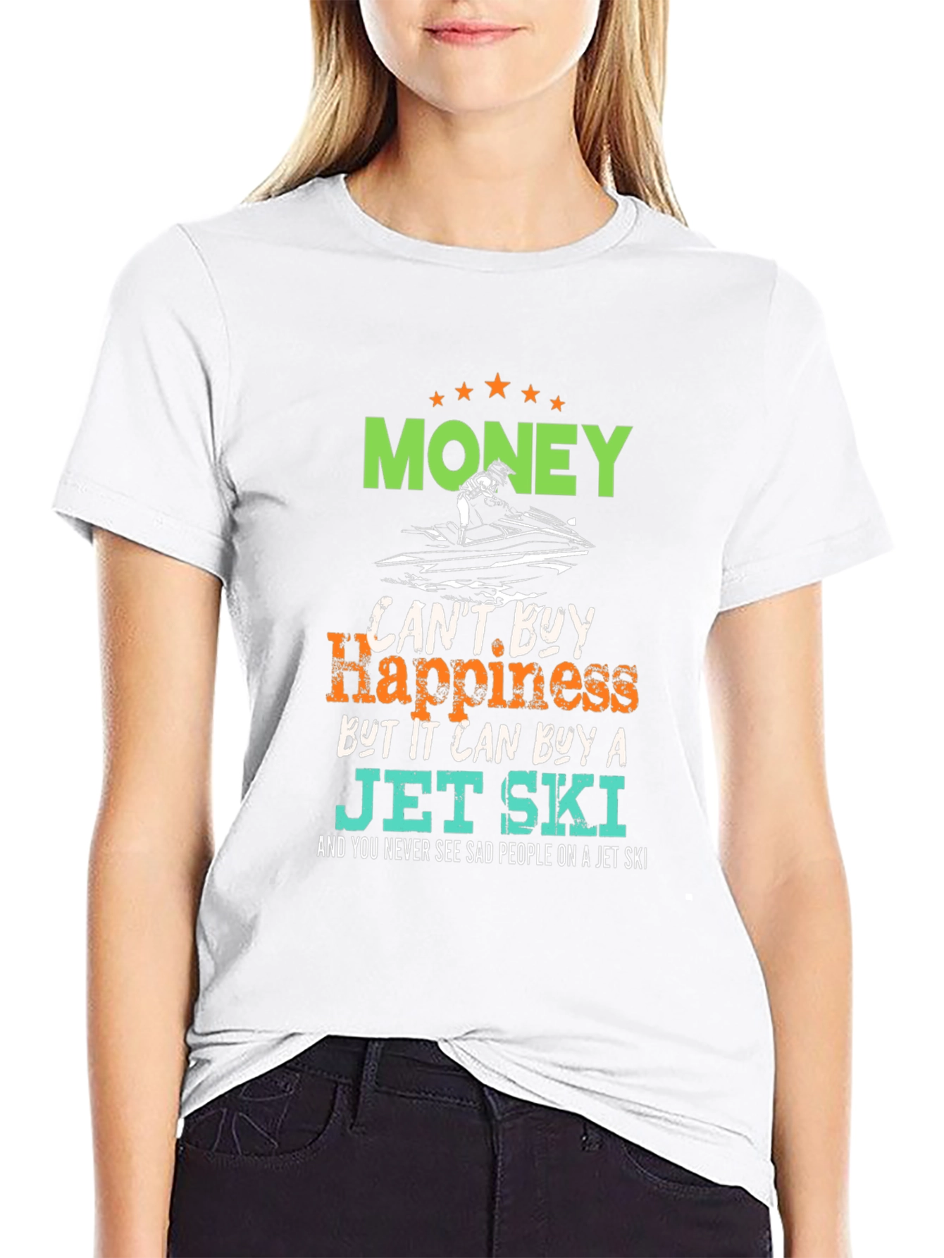 Money Can Buy a Jet Ski Graphic T-Shirt