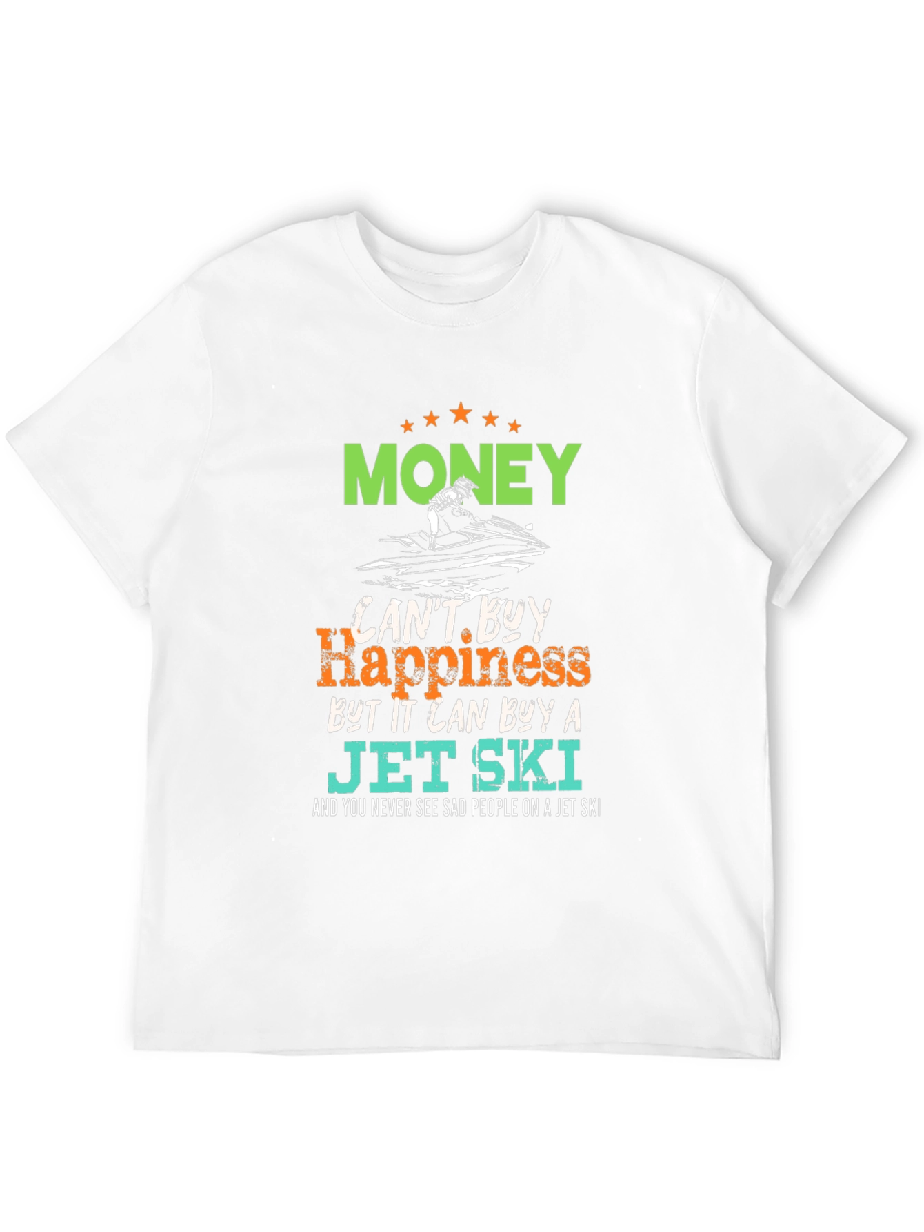 Money Can Buy a Jet Ski Graphic T-Shirt