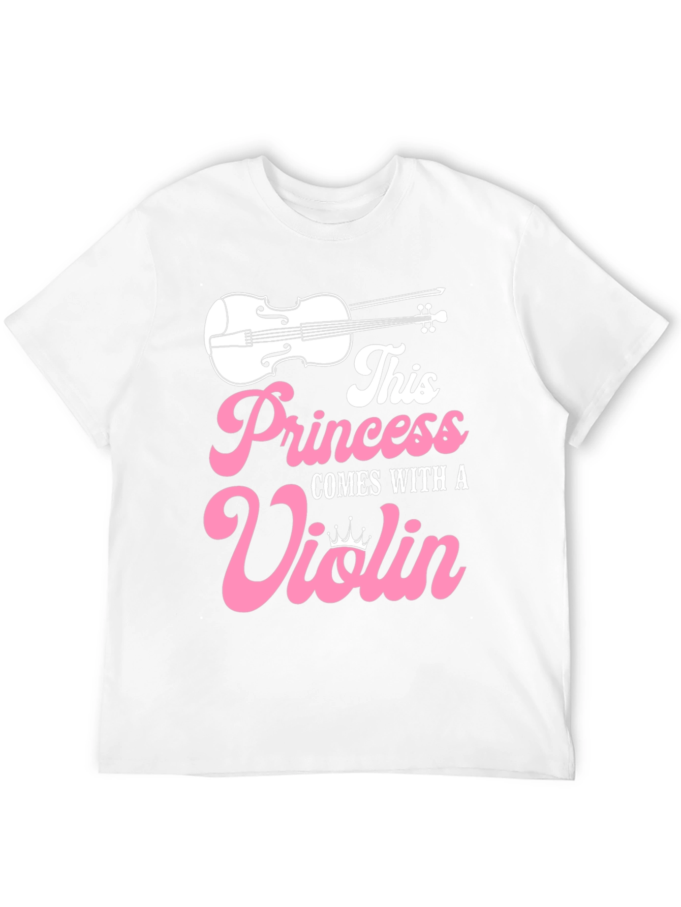 Princess Violin T-Shirt - Musician Girl Tee