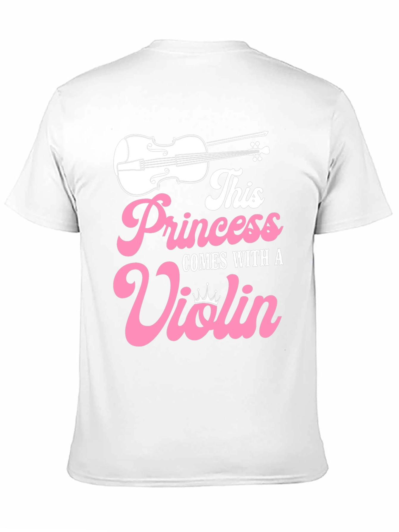 Princess Violin T-Shirt - Musician Girl Tee