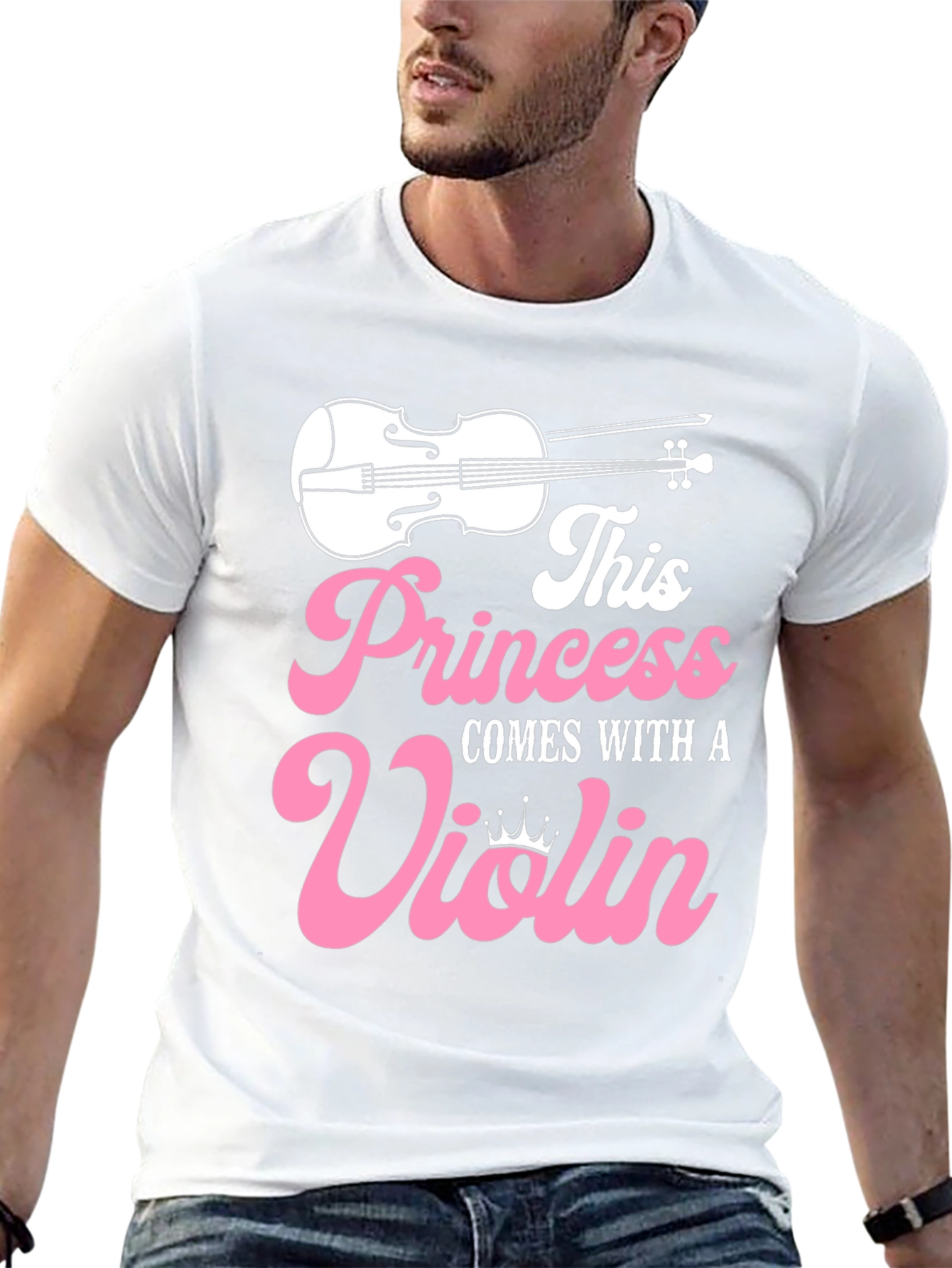 Princess Violin T-Shirt - Musician Girl Tee