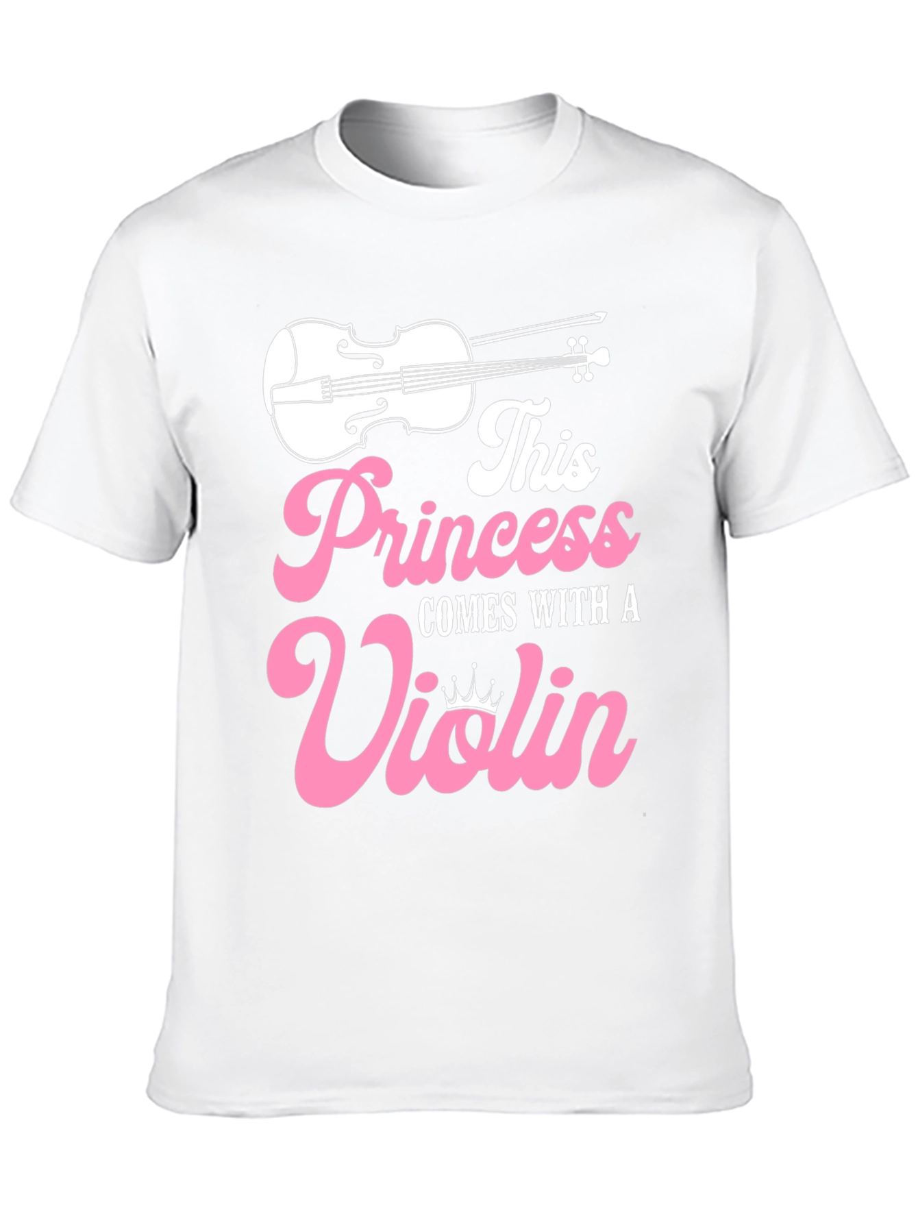 Princess Violin T-Shirt - Musician Girl Tee