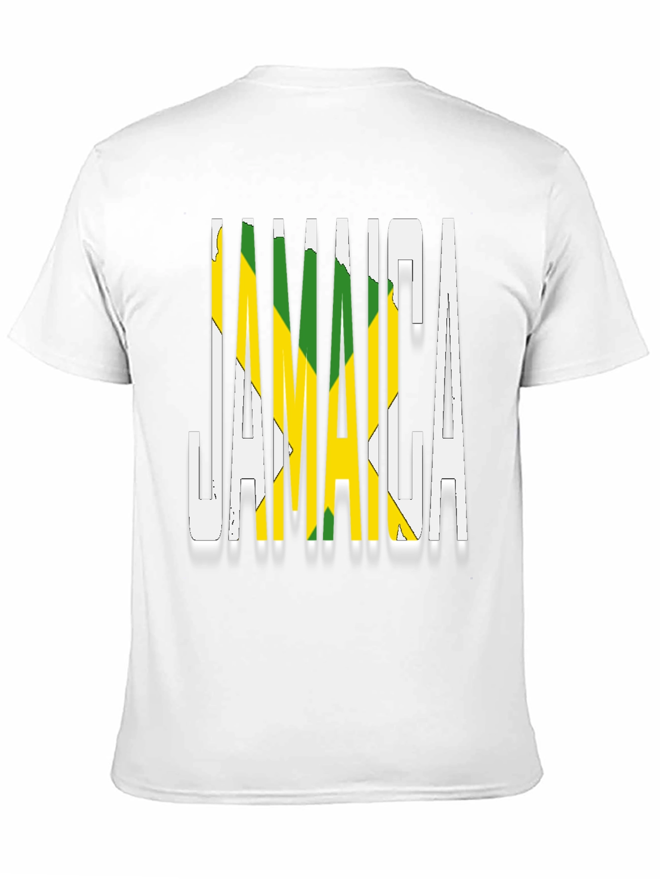Jamaica Flag T-Shirt Black Novelty Graphic Tee