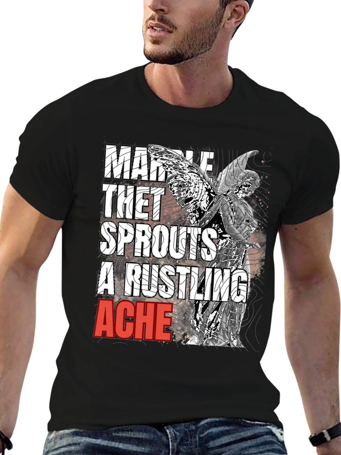 Marble Thet Sprouts Graphic Tee