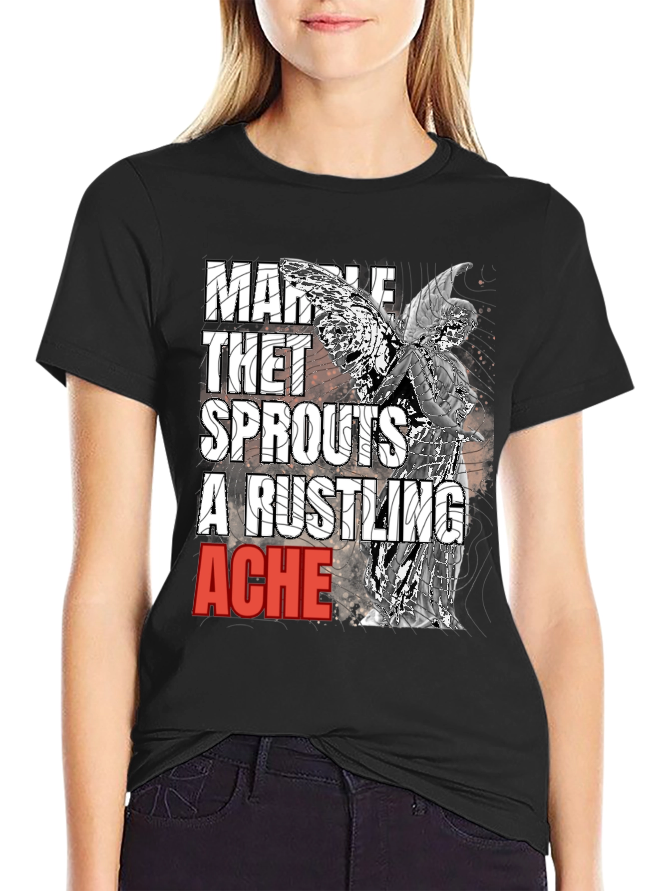 Marble Thet Sprouts Graphic Tee