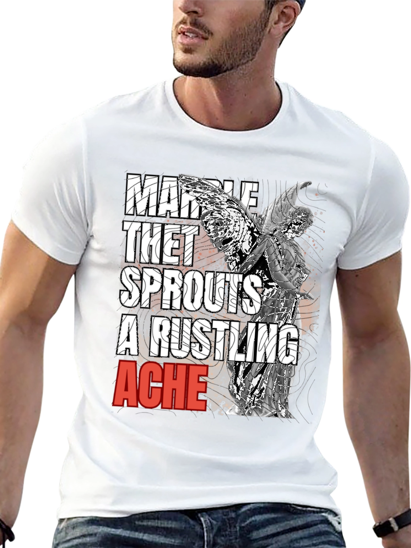 Marble Thet Sprouts Graphic Tee