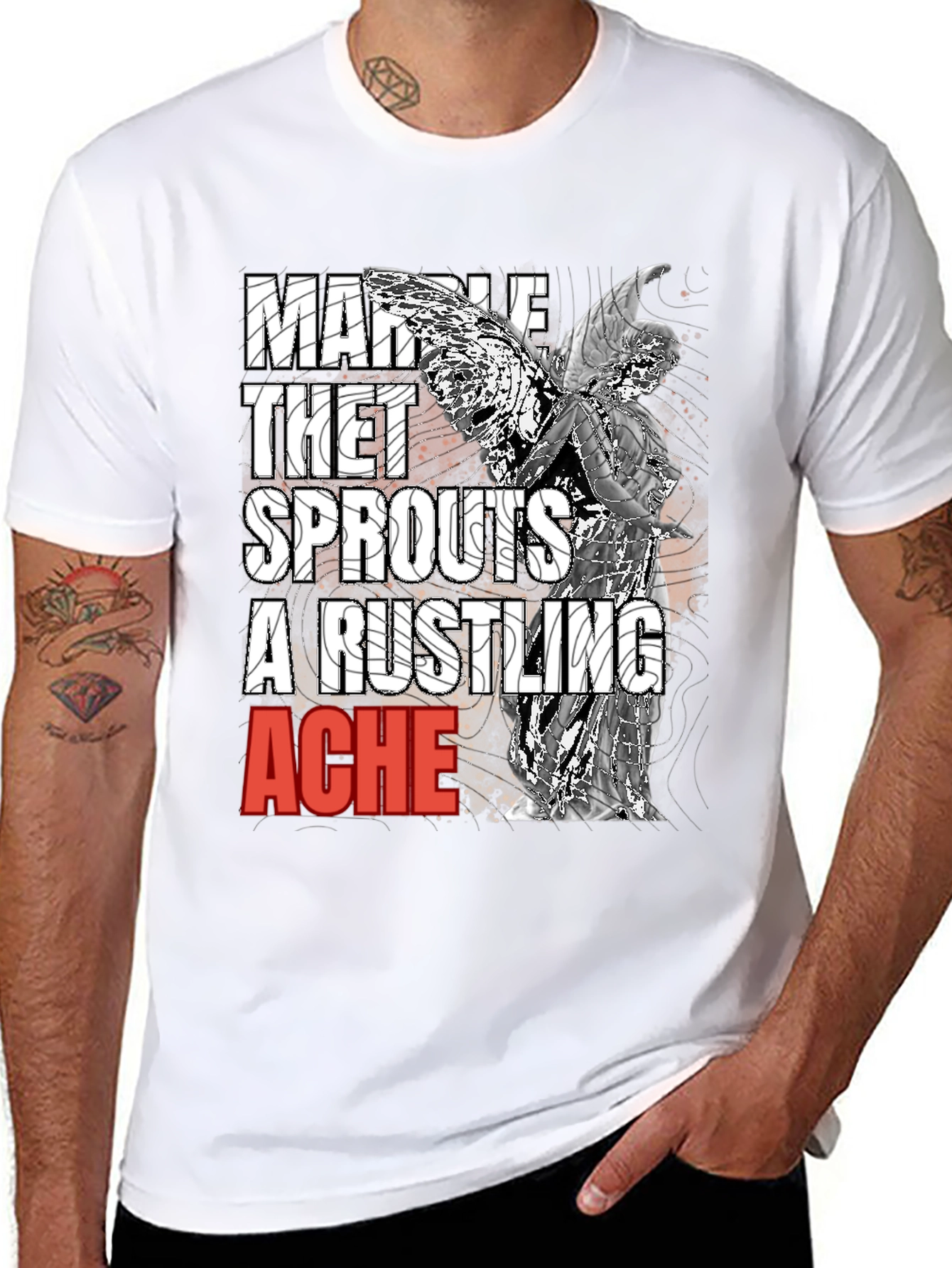 Marble Thet Sprouts Graphic Tee
