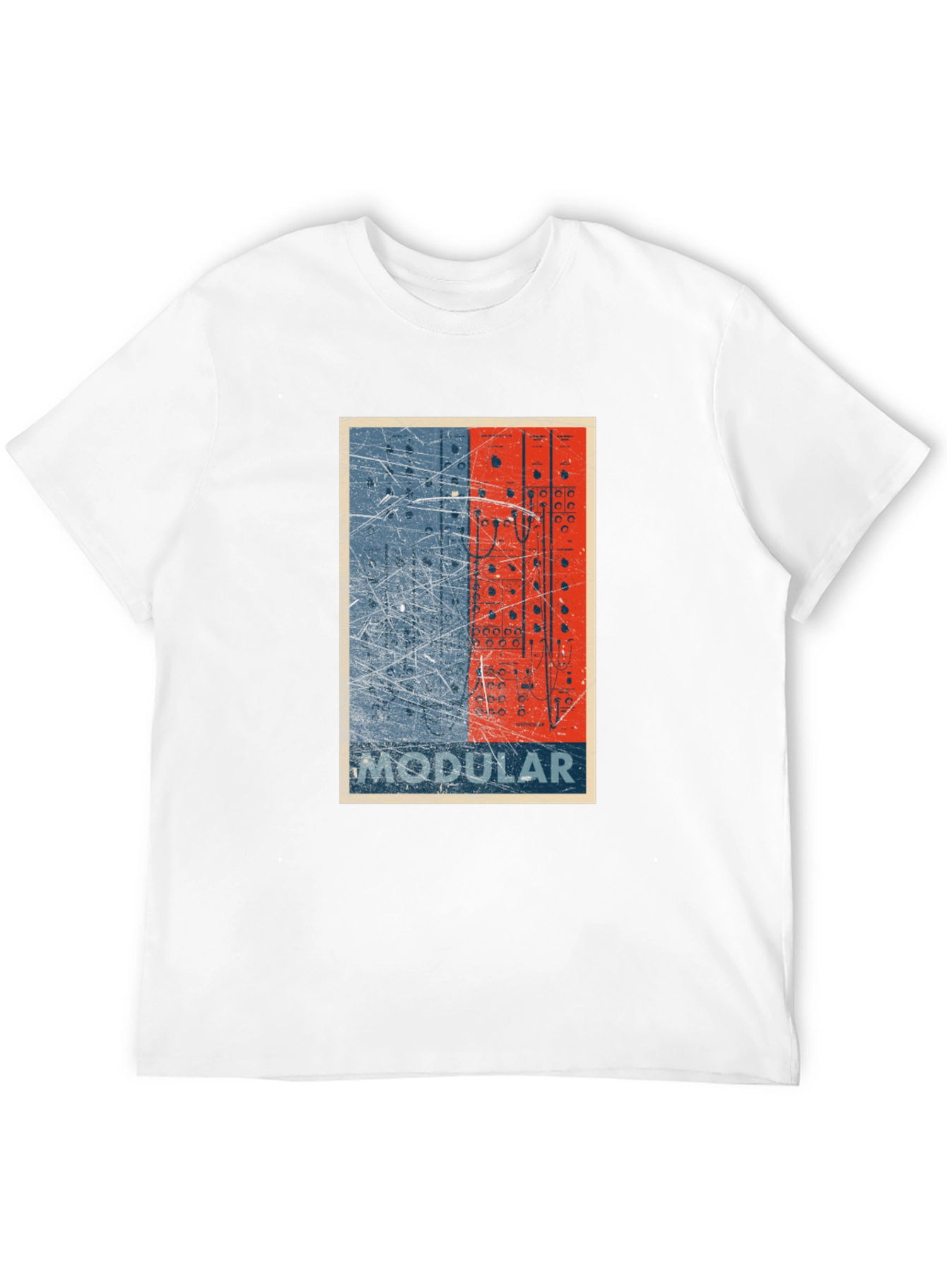 Modular Synth T-Shirt - Retro Electronic Music Design