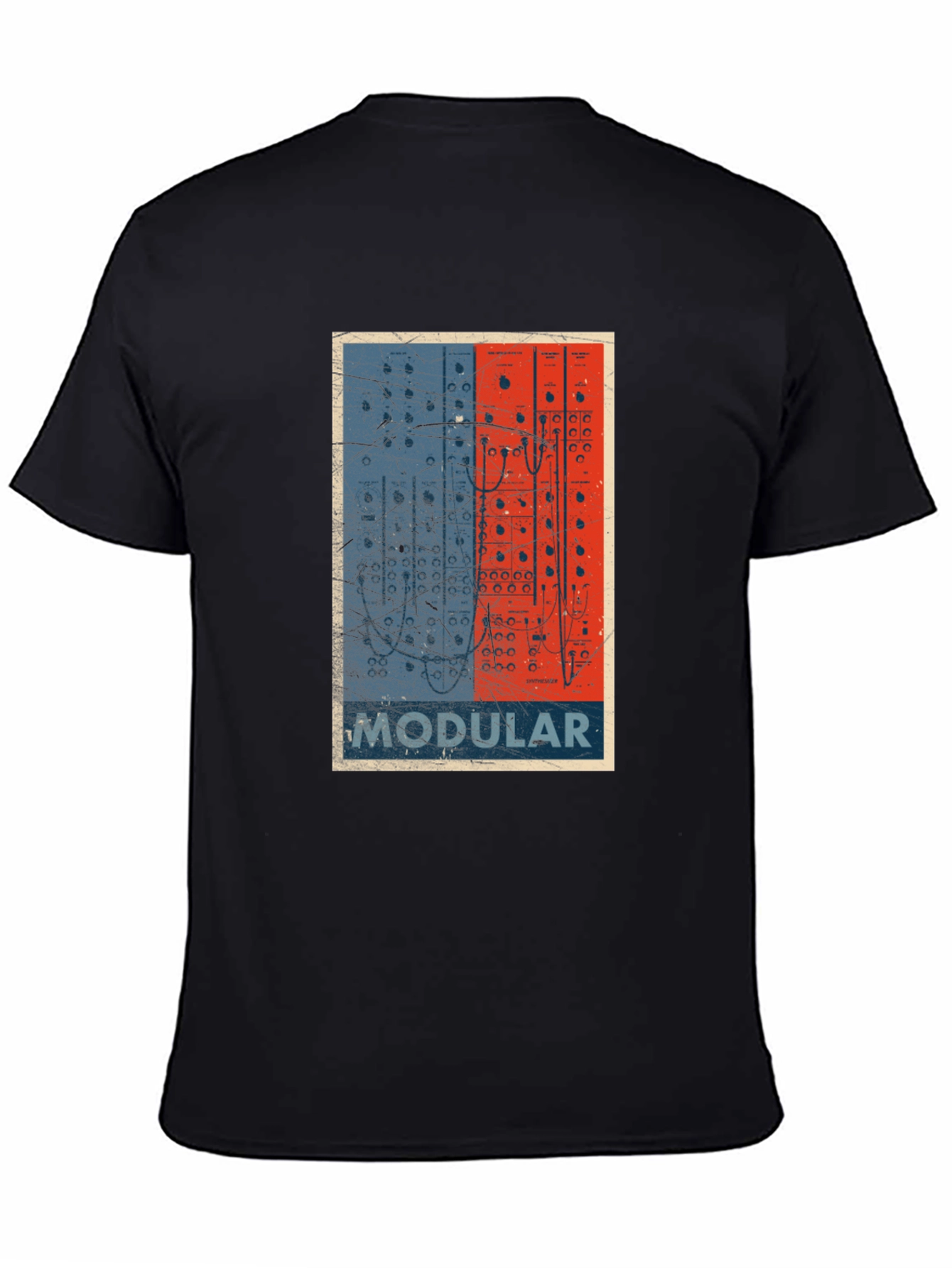 Modular Synth T-Shirt - Retro Electronic Music Design
