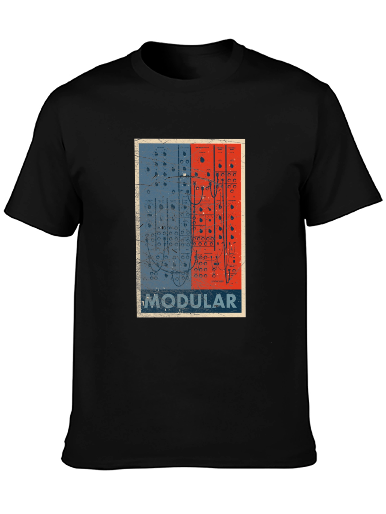 Modular Synth T-Shirt - Retro Electronic Music Design