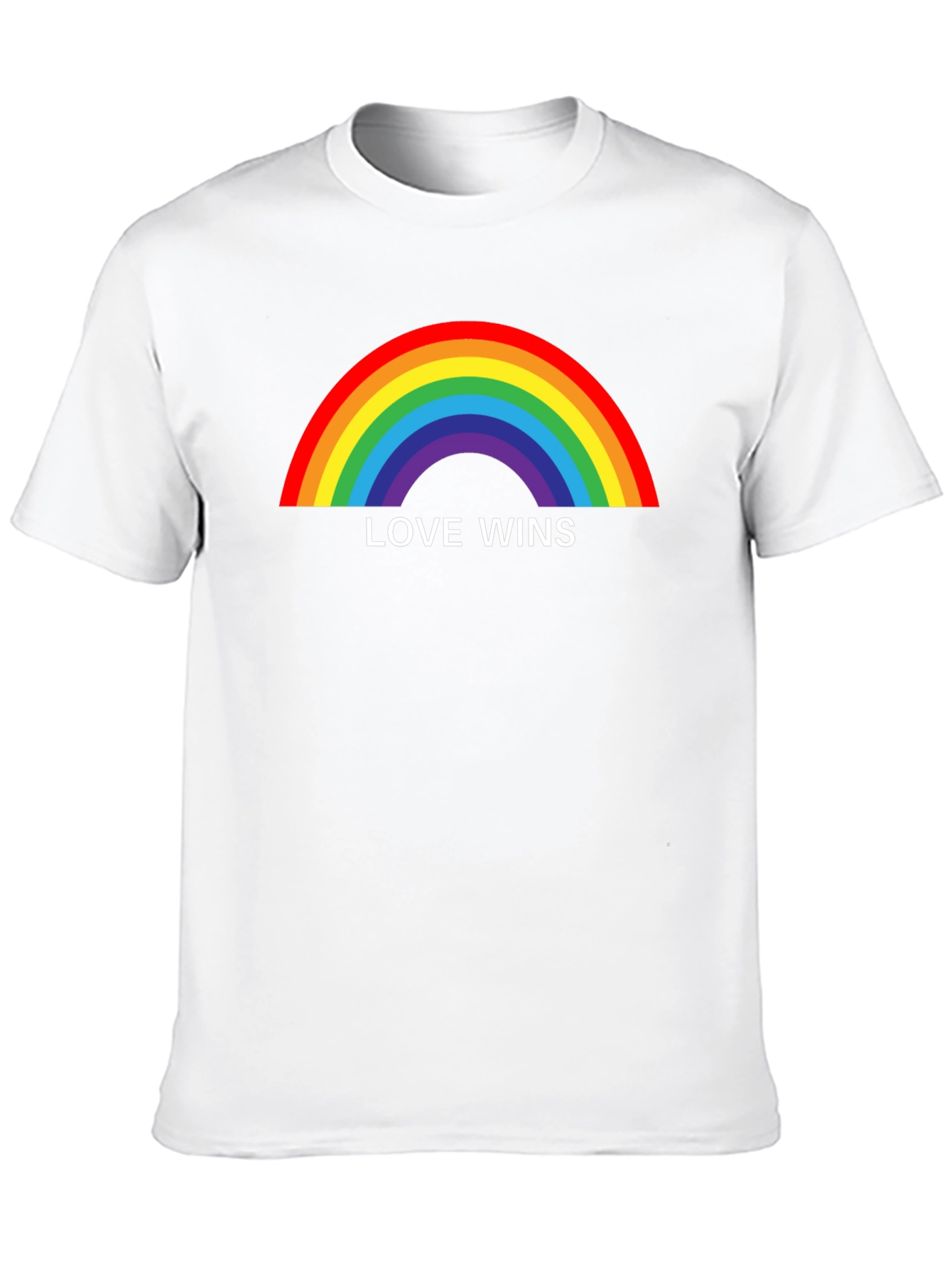 Love Wins Rainbow Pride Graphic Tee