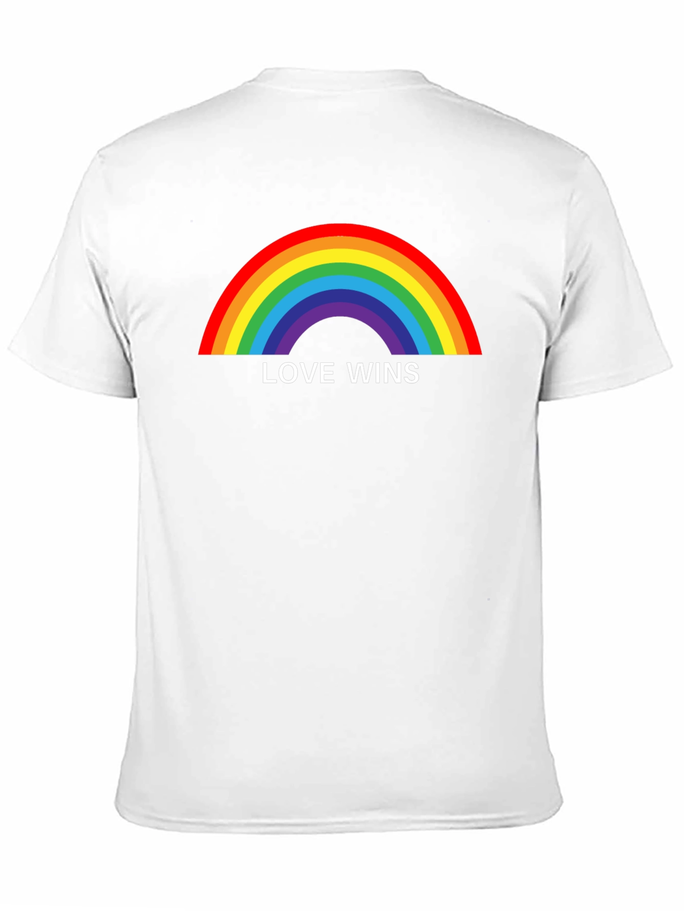 Love Wins Rainbow Pride Graphic Tee