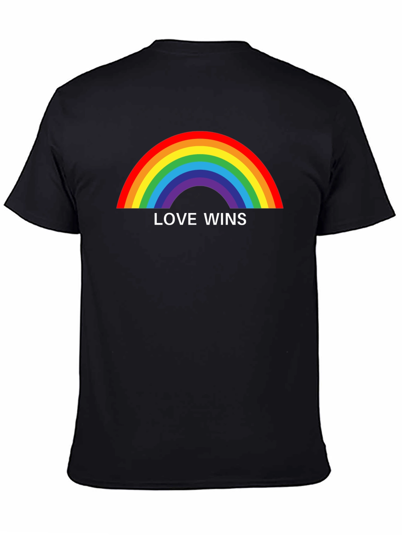 Love Wins Rainbow Pride Graphic Tee