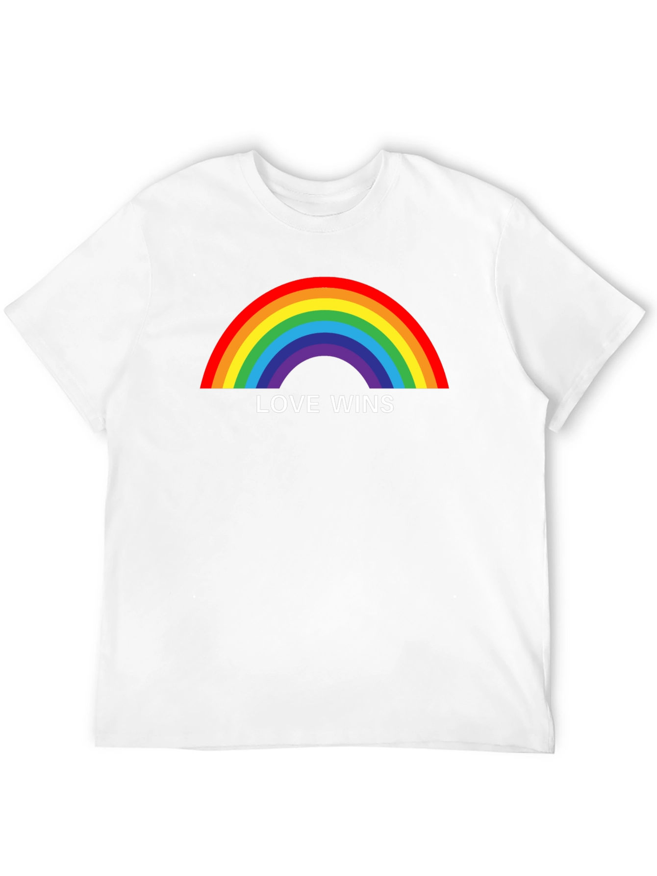 Love Wins Rainbow Pride Graphic Tee
