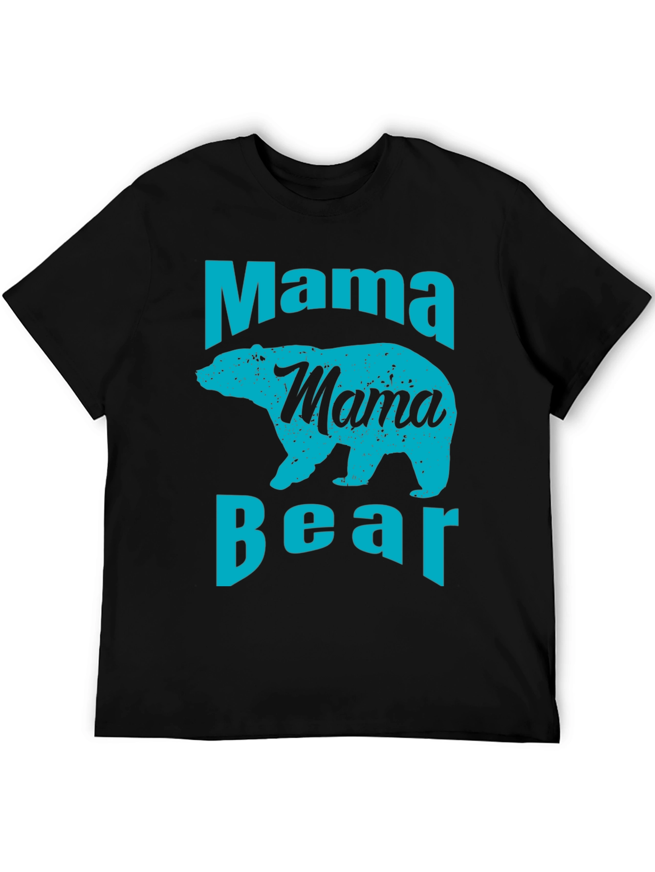 Mama Bear Graphic T-Shirt - Black