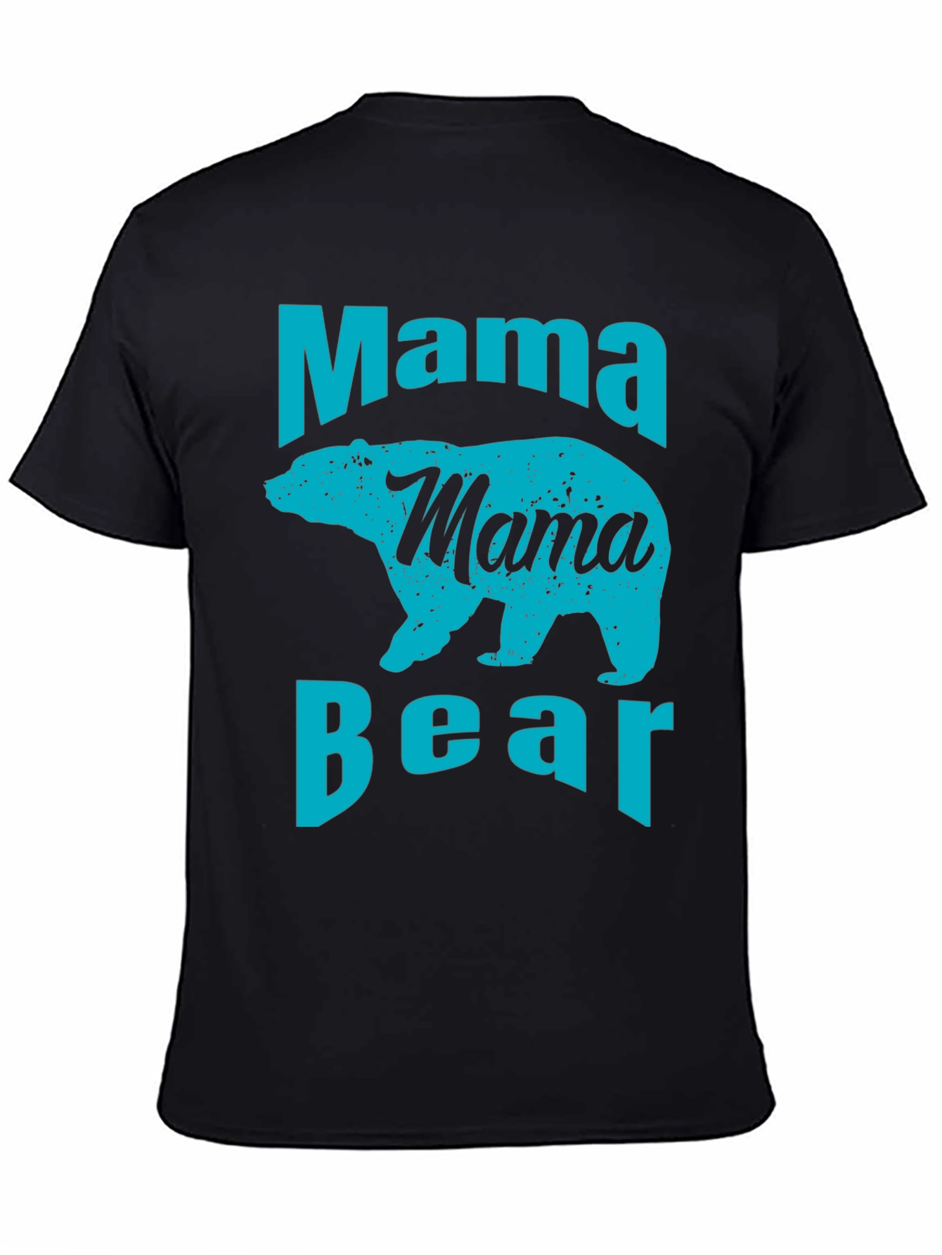 Mama Bear Graphic T-Shirt - Black