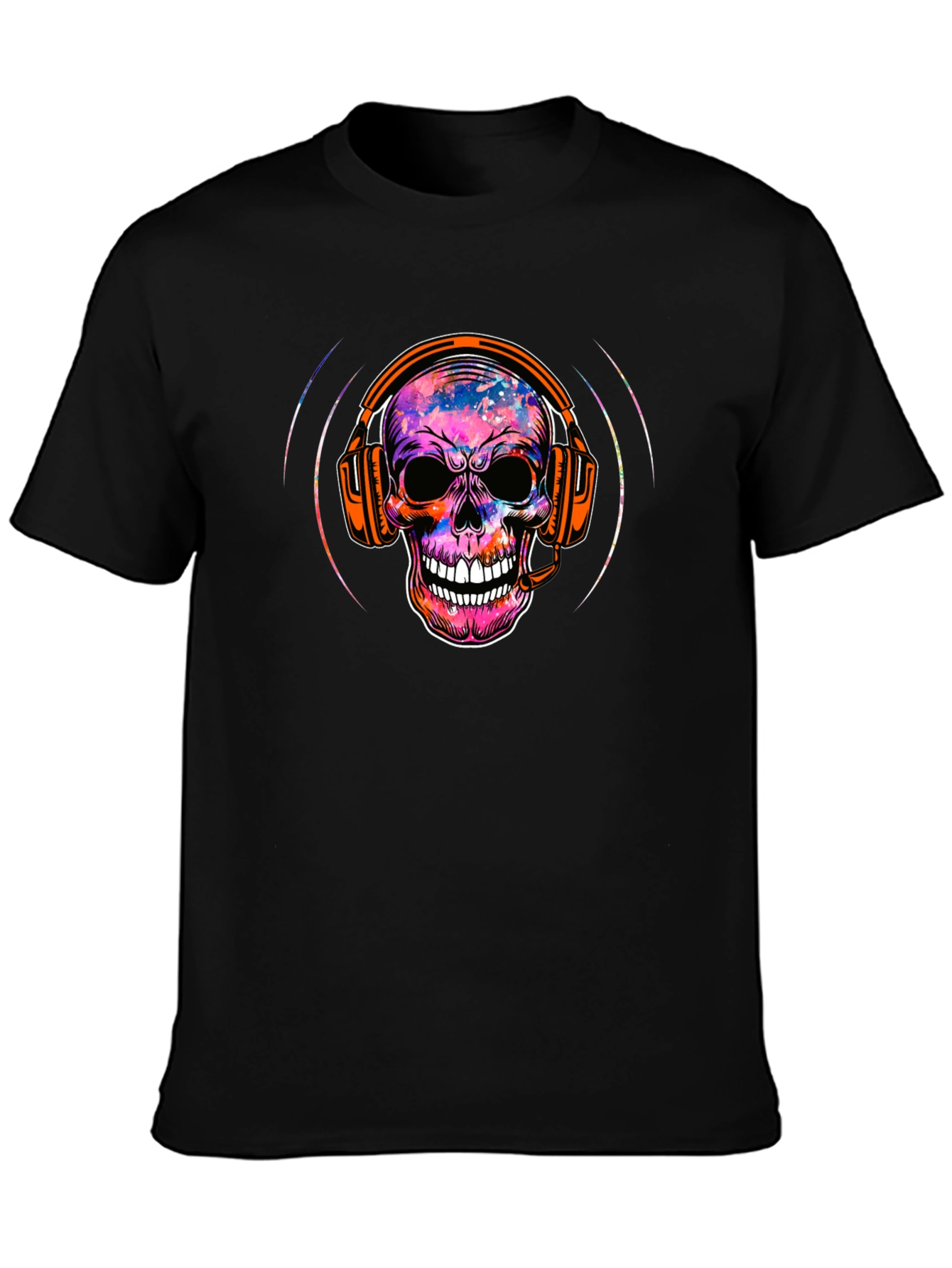 Skull Headphone Graphic Tee - Rock On!