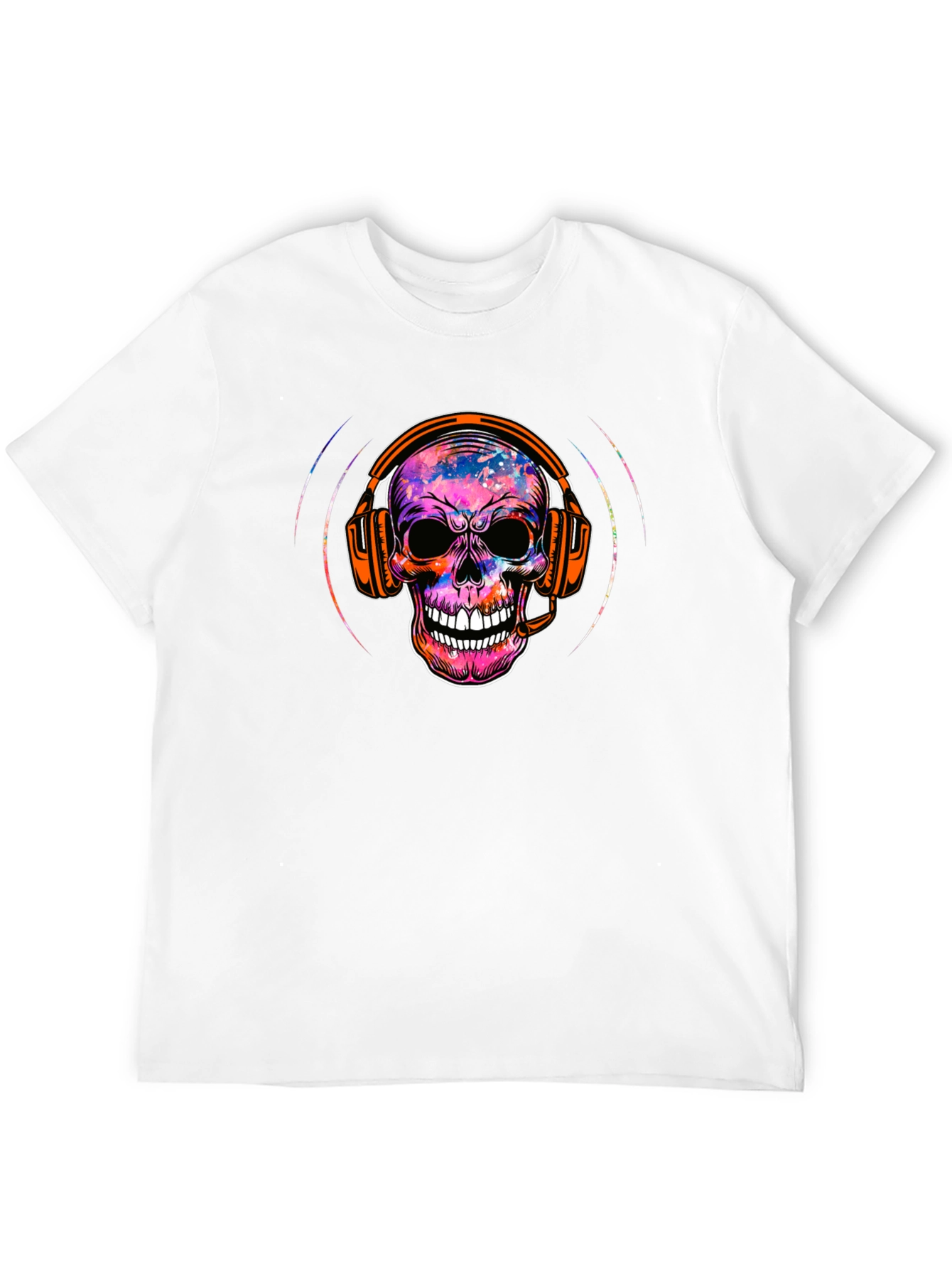 Skull Headphone Graphic Tee - Rock On!