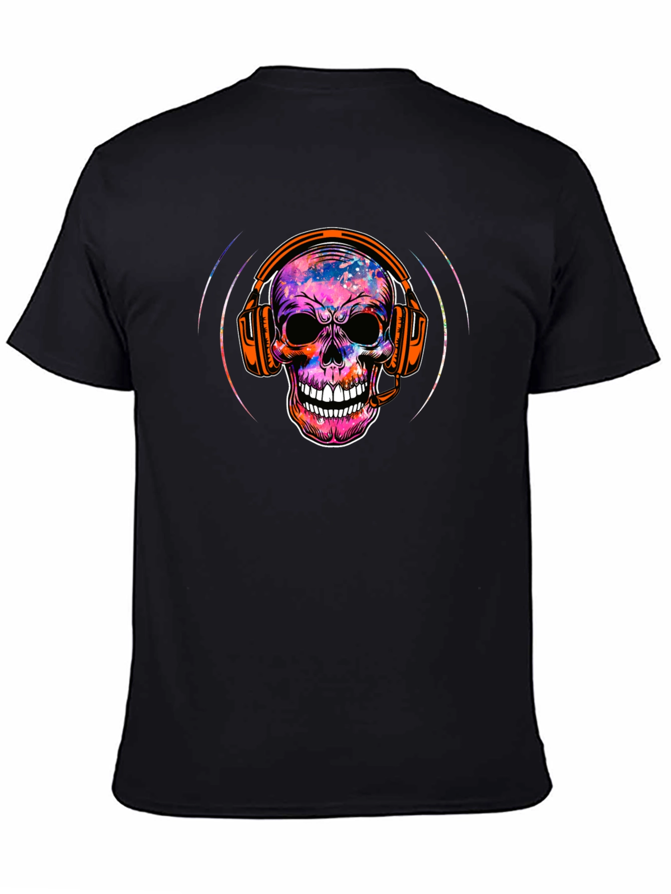 Skull Headphone Graphic Tee - Rock On!