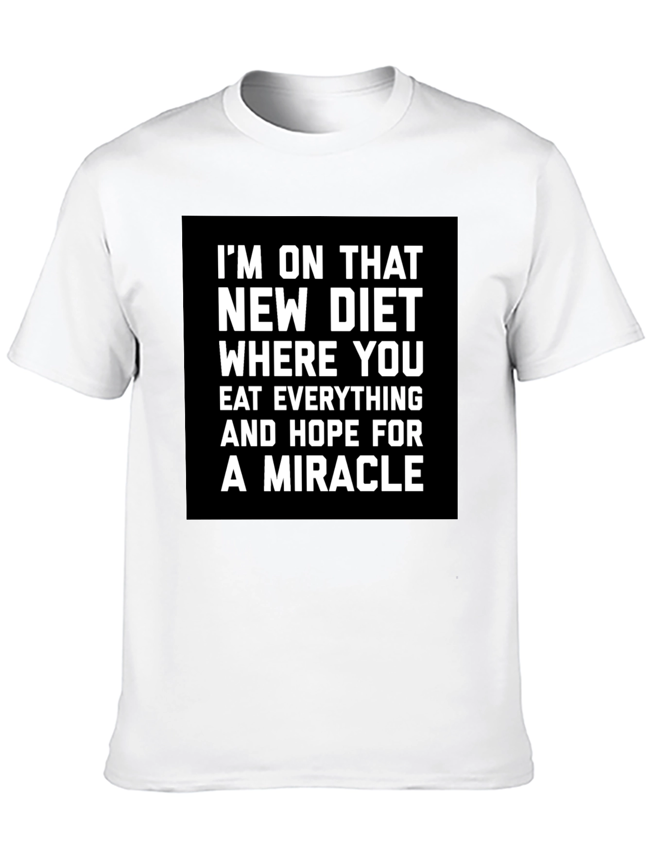 Funny Diet T-Shirt - Miracle Diet