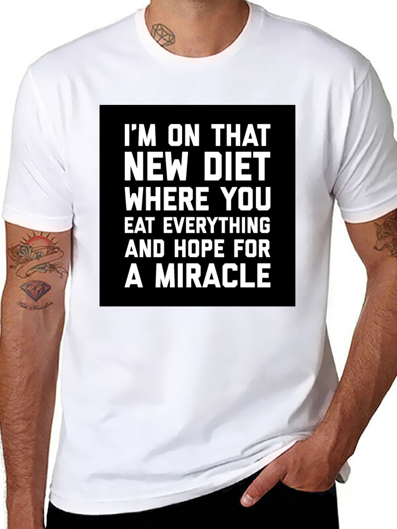 Funny Diet T-Shirt - Miracle Diet