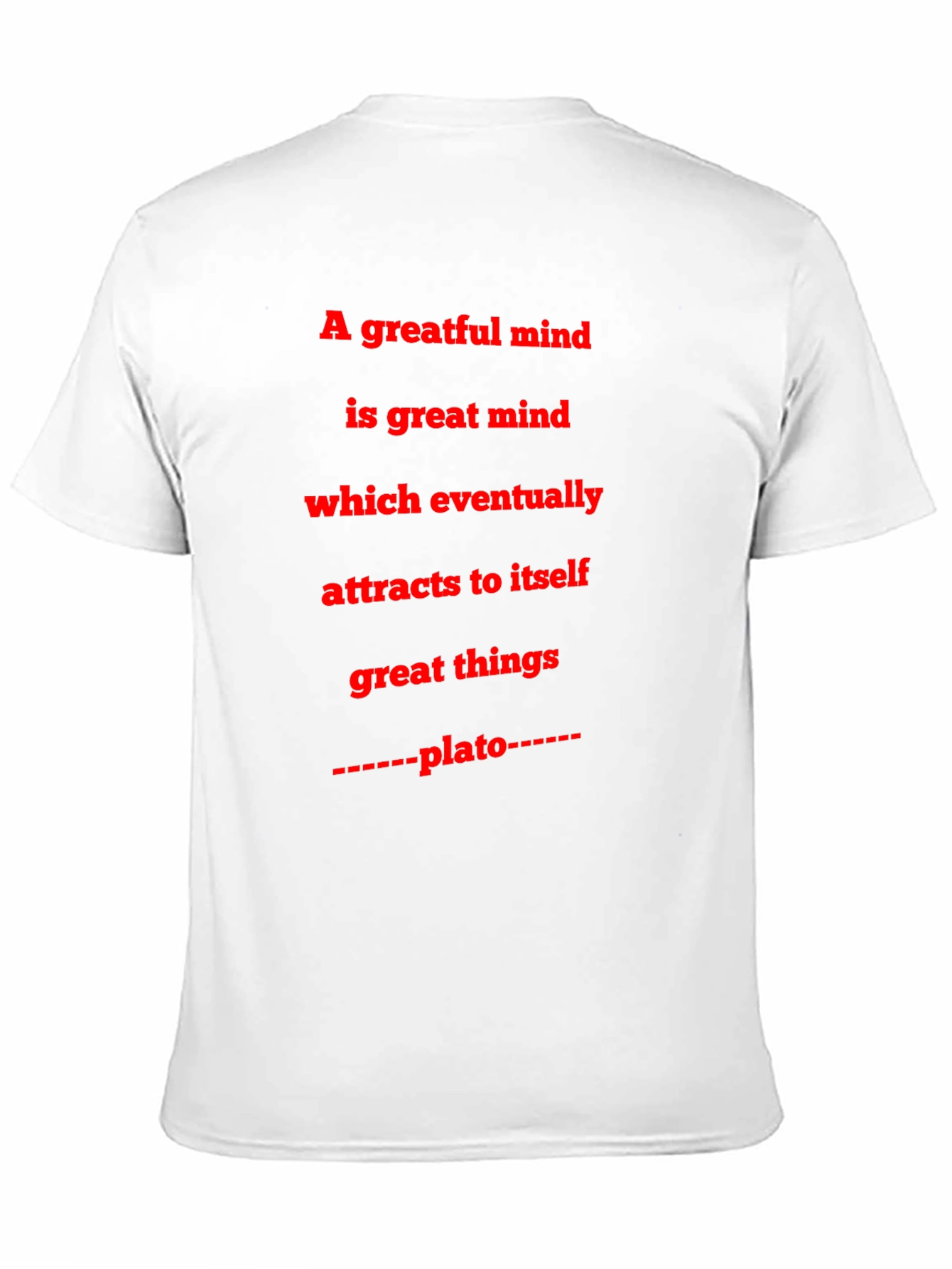 Inspirational Plato Quote T-Shirt