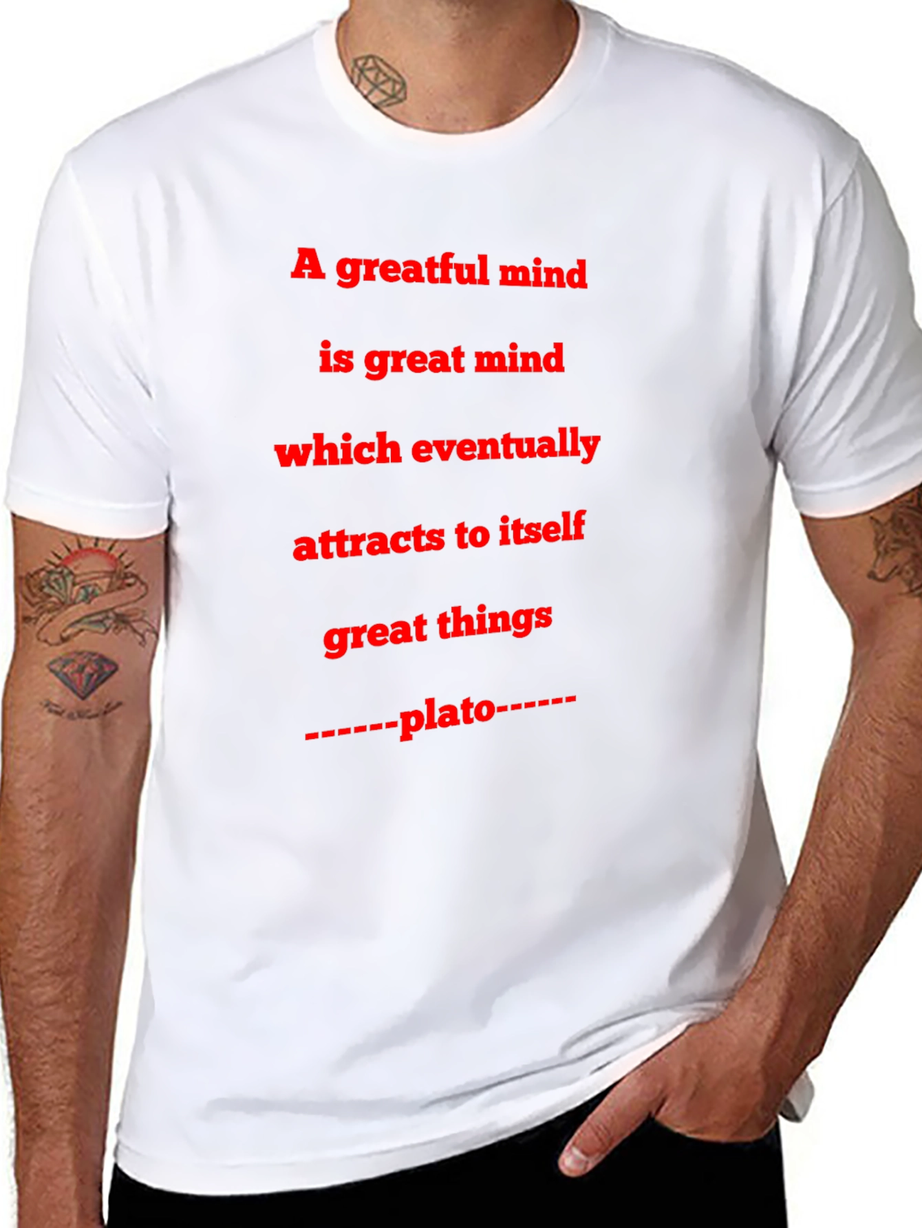 Inspirational Plato Quote T-Shirt