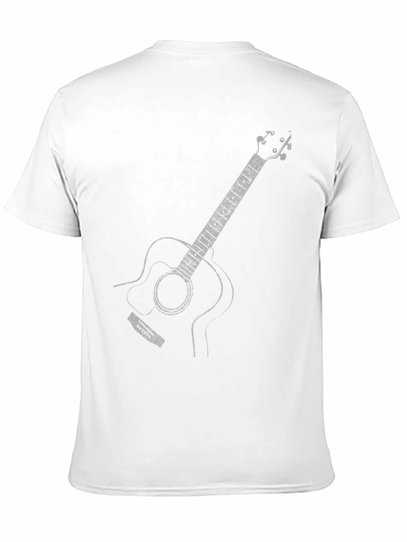 Guitar Graphic Tee - Classic Black Cotton