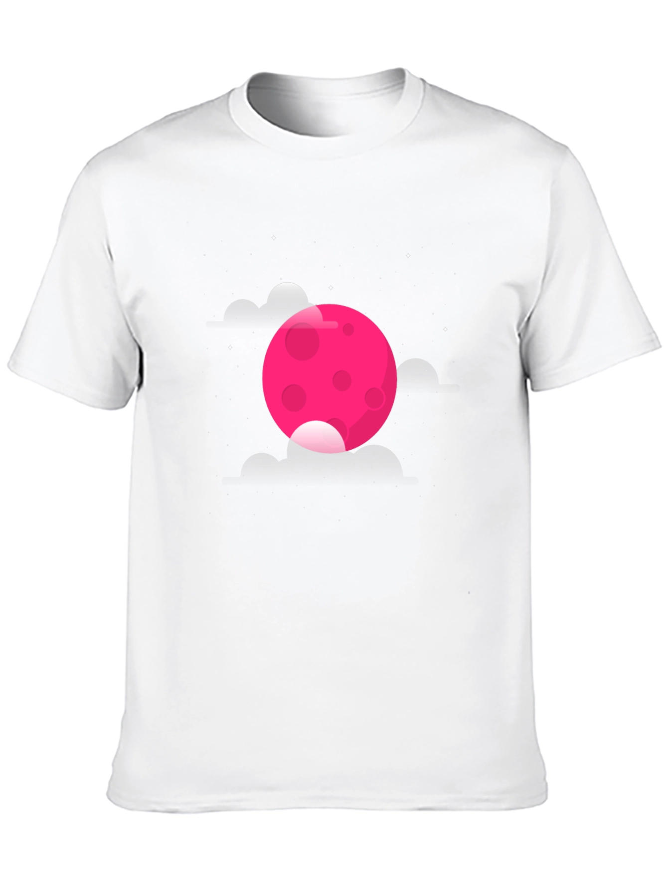 Pink Moon Black T-Shirt